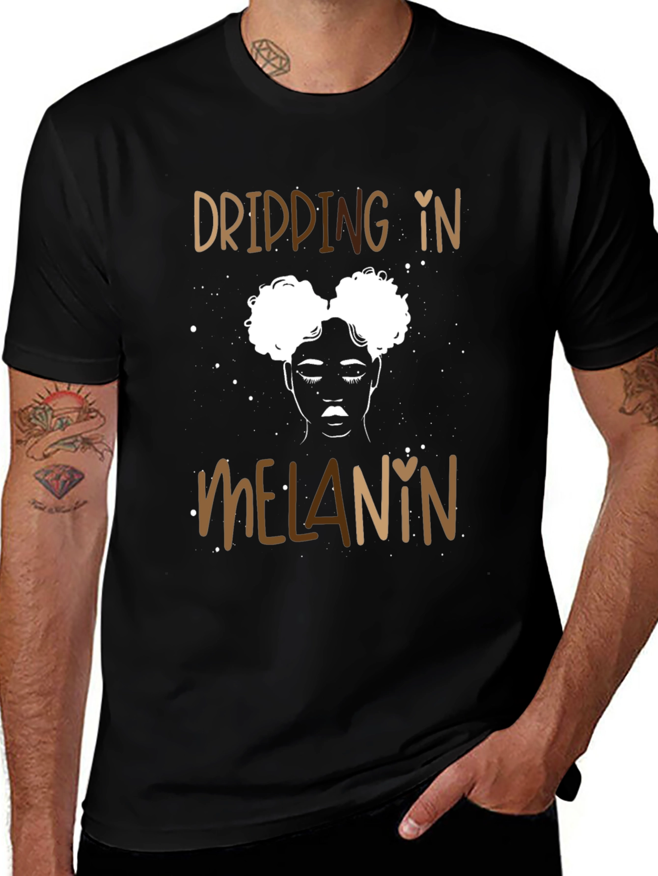 Dripping in Melanin Graphic Tee