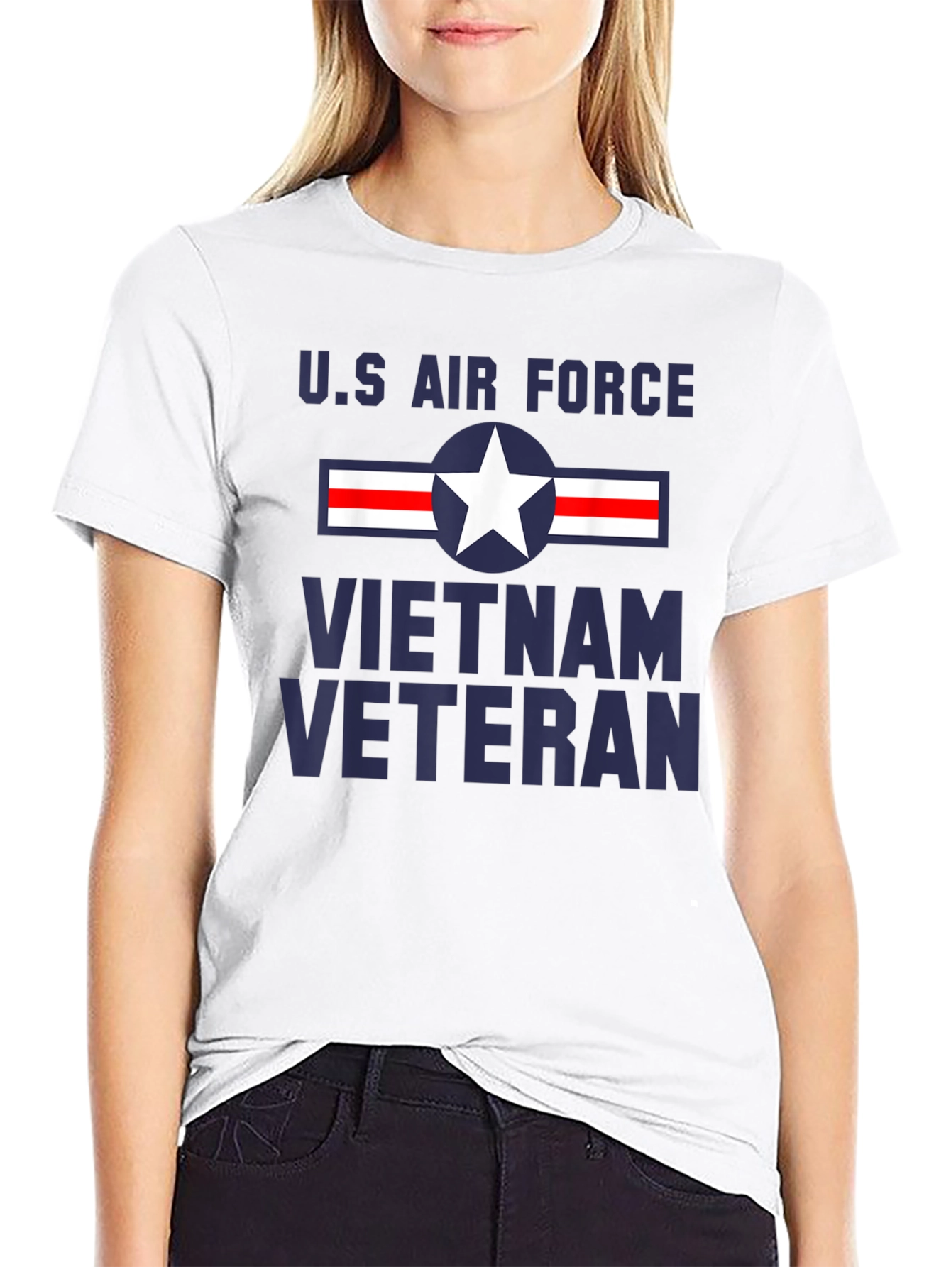 US Air Force Vietnam Veteran Graphic T-Shirt