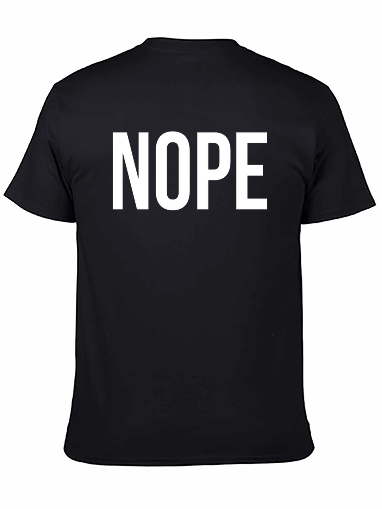 Nope Graphic Tee - Classic Fit Cotton T-Shirt