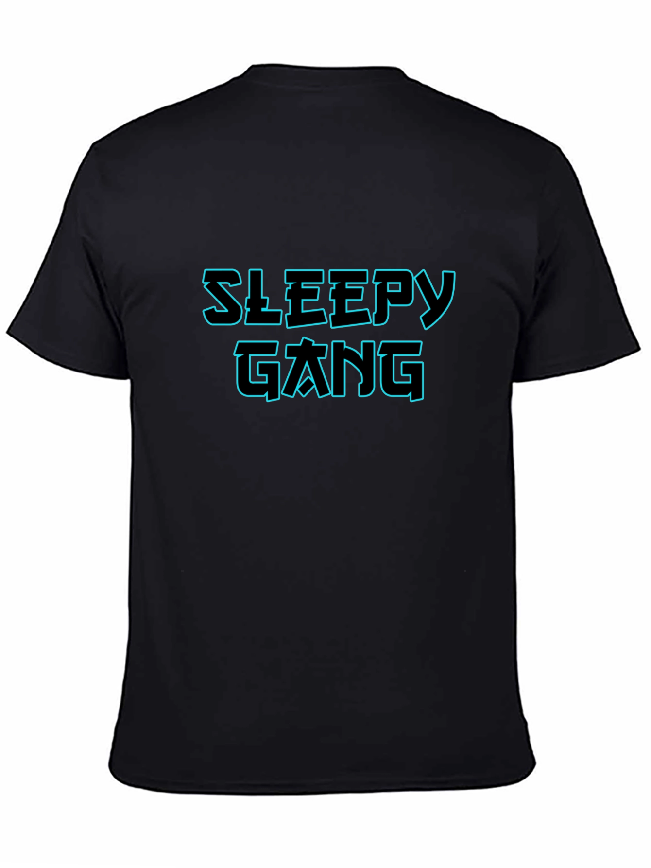 Sleepy Gang Graphic Black T-Shirt