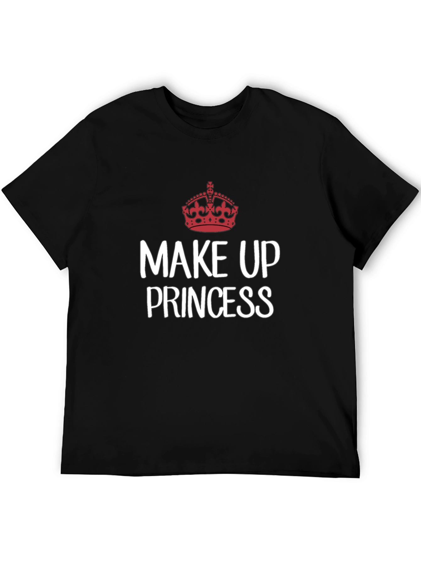 Make Up Princess T-Shirt - Crown Graphic Tee