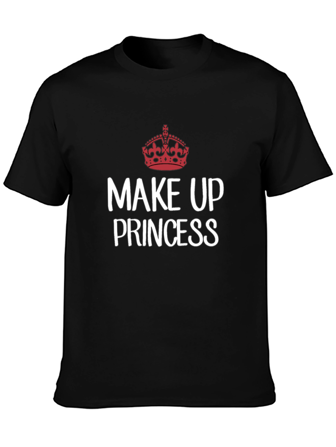 Make Up Princess T-Shirt - Crown Graphic Tee