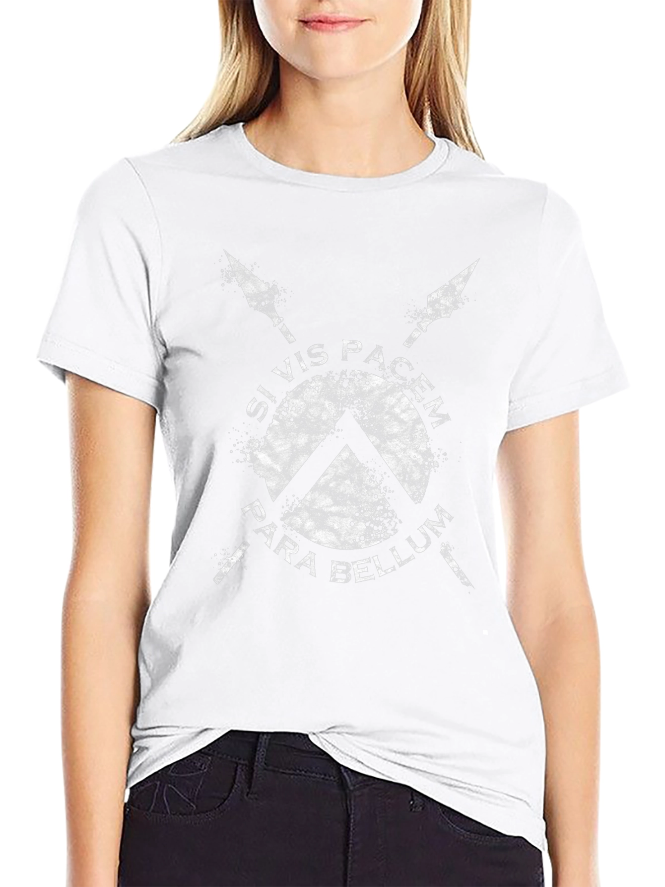 Si Vis Pacem Para Bellum T-Shirt - Spartan Design