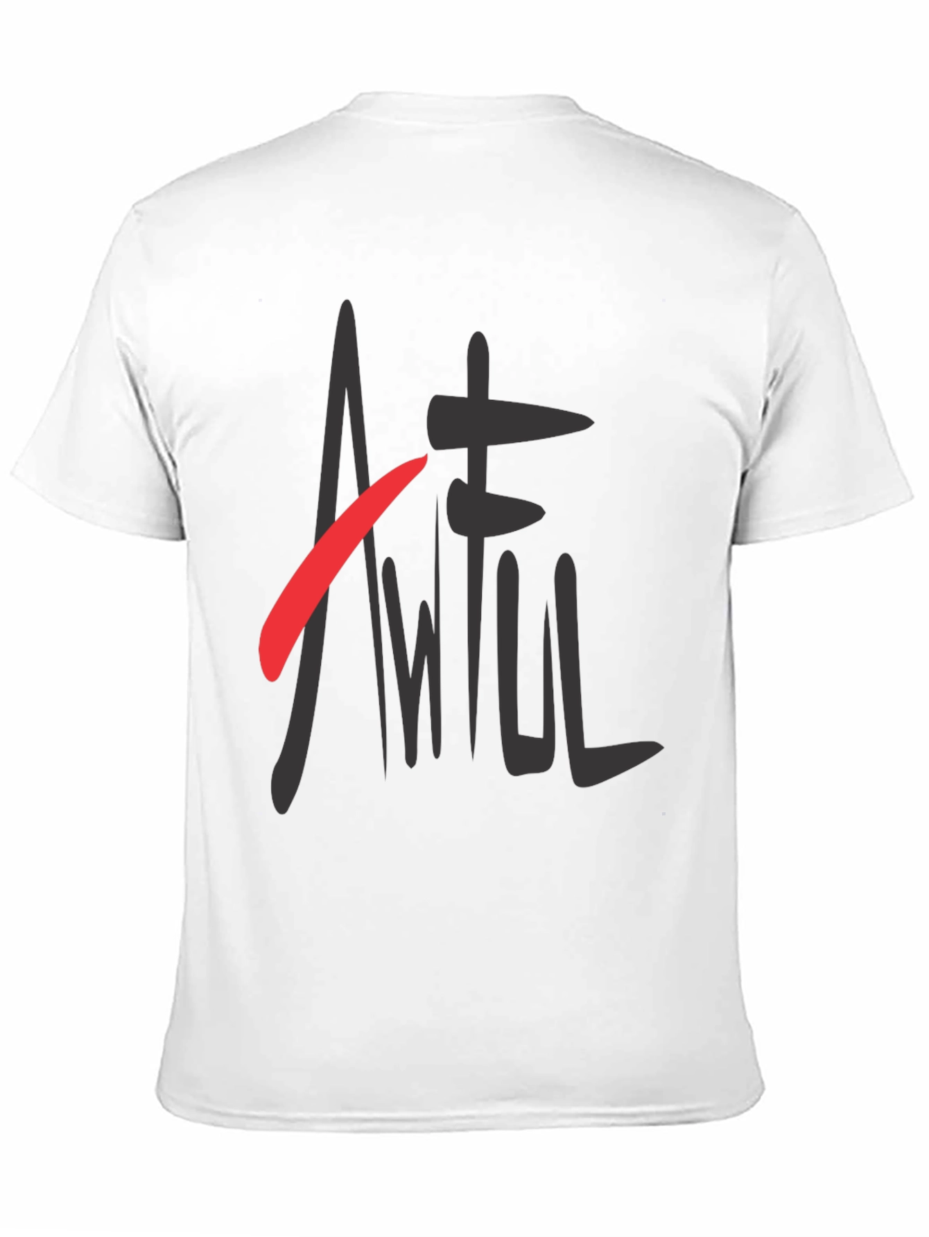 Stylish Black T-Shirt with Graphic Print