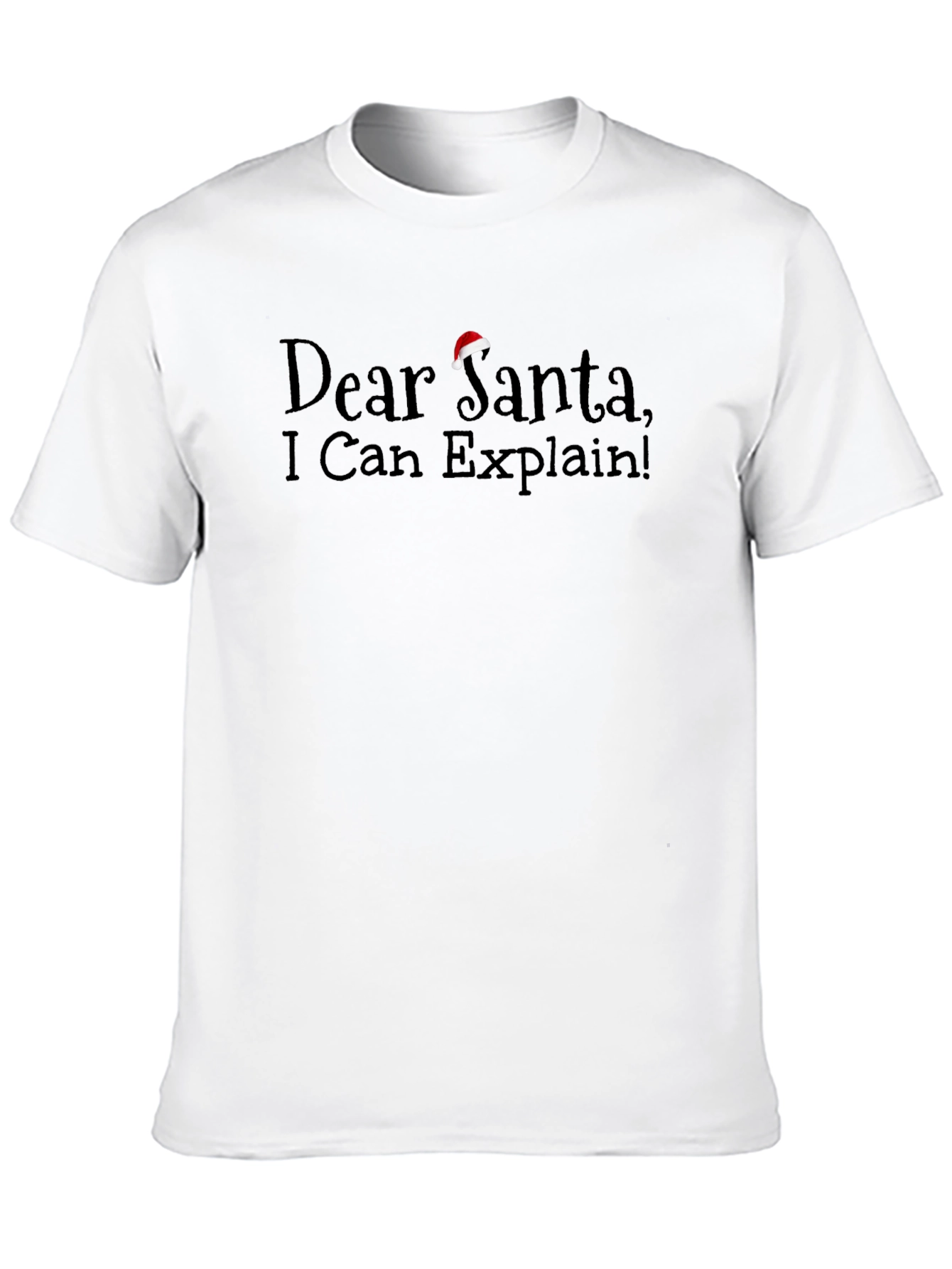 Dear Santa I Can Explain! Novelty Holiday T-Shirt