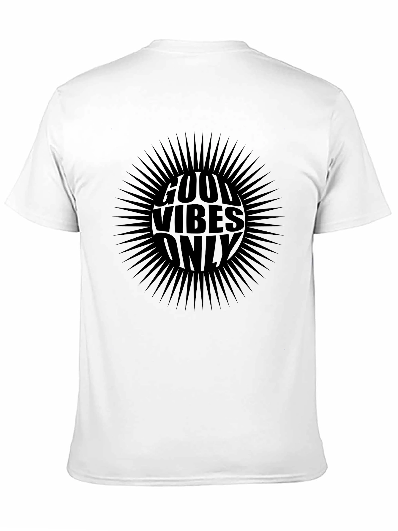 Good Vibes Only Graphic Tee - Mens Black T-Shirt