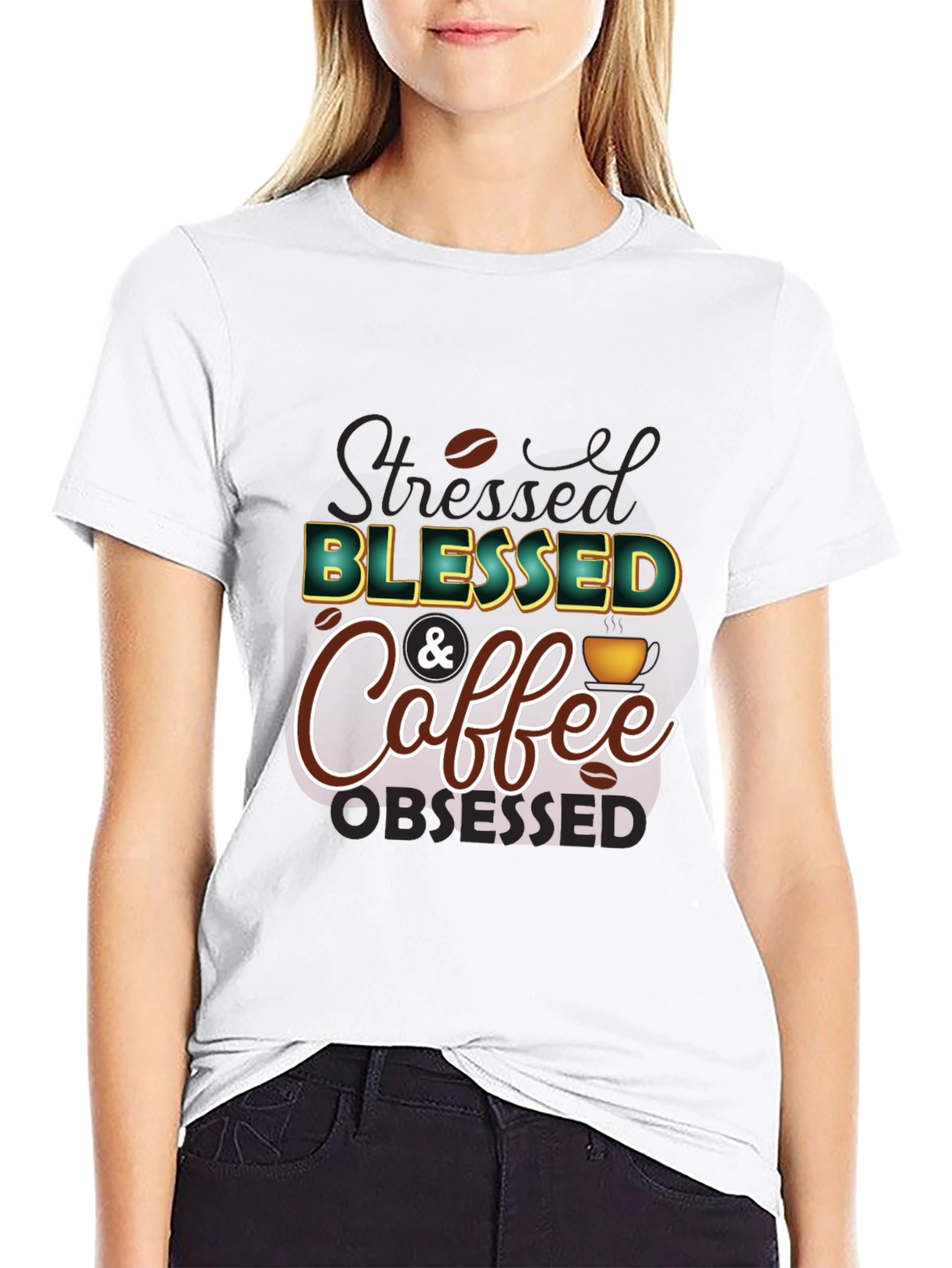 Blessed & Coffee Obsessed T-Shirt