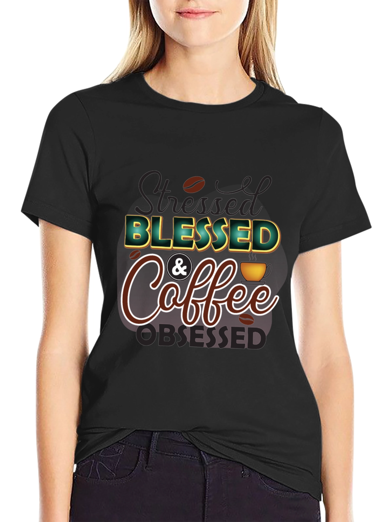 Blessed & Coffee Obsessed T-Shirt