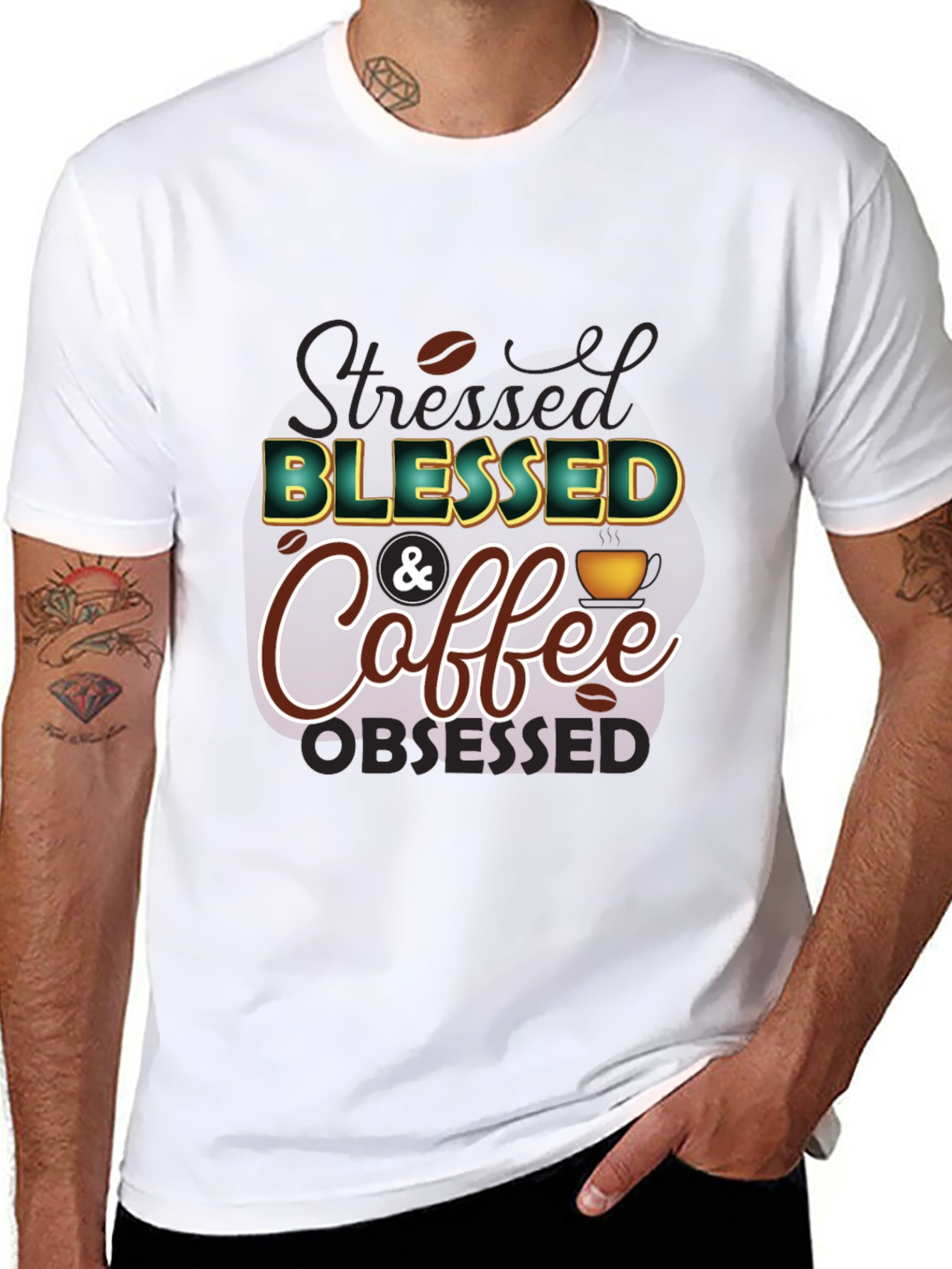 Blessed & Coffee Obsessed T-Shirt
