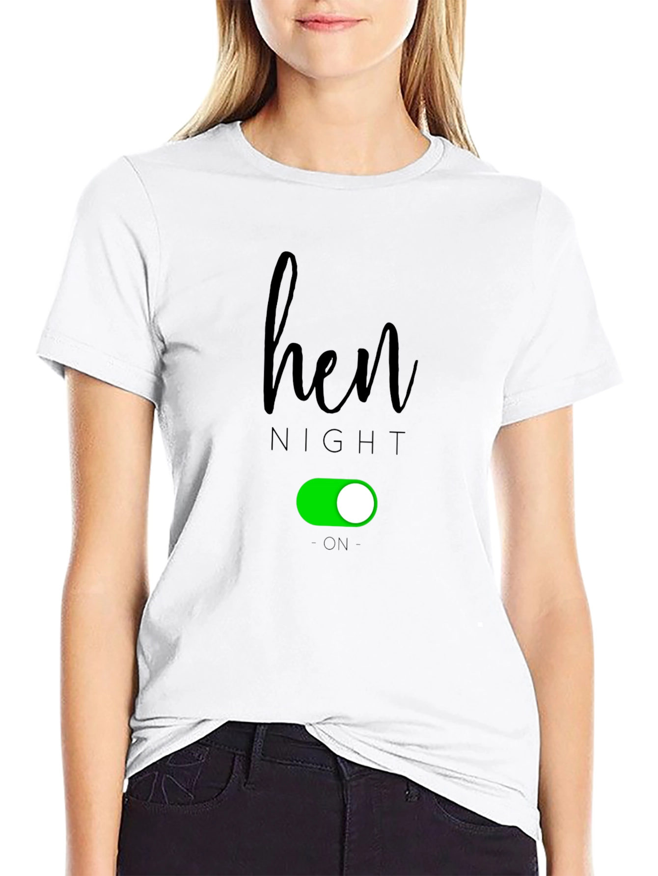 Hen Night On Toggle T-Shirt - Party Ready!