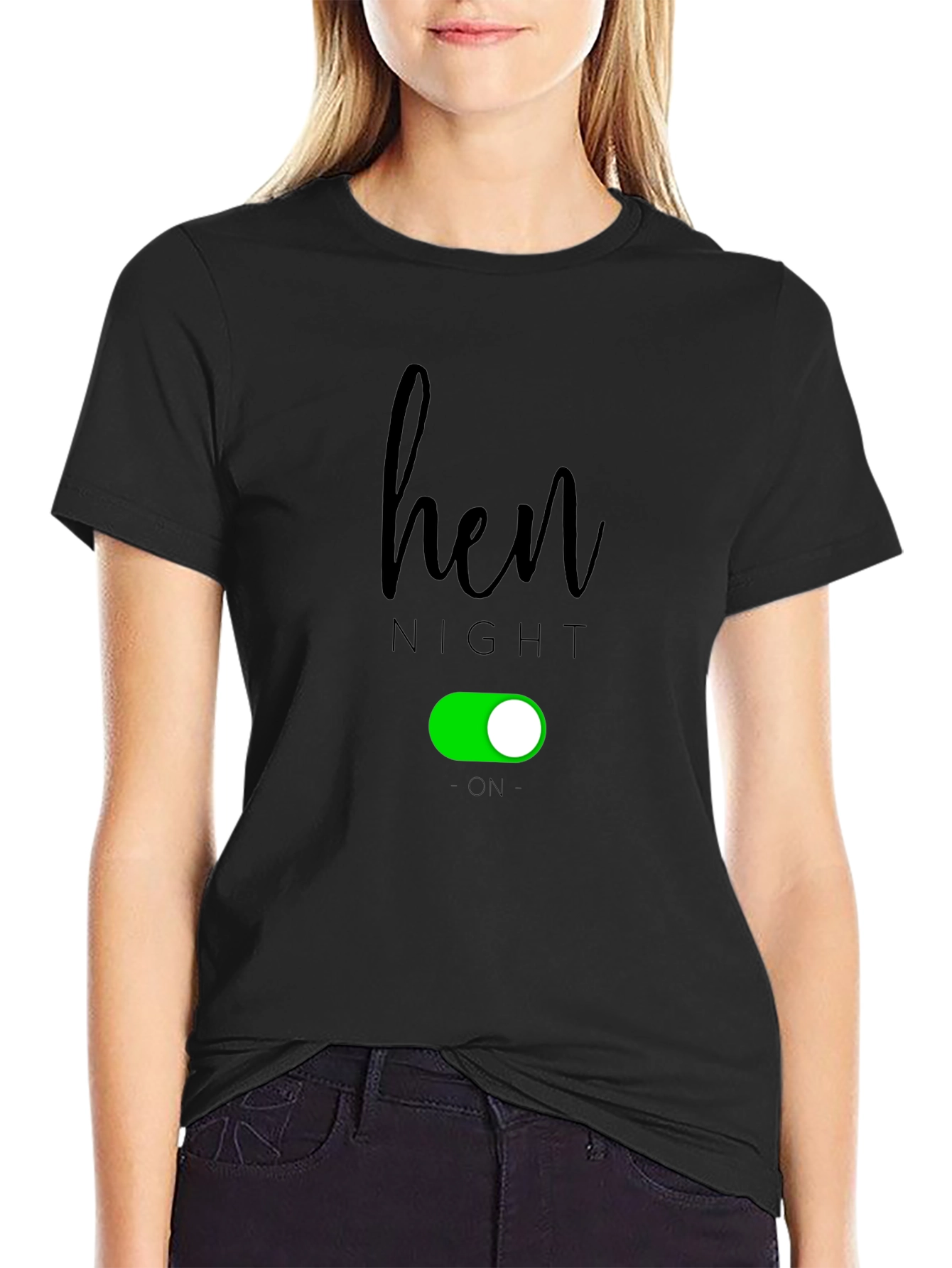 Hen Night On Toggle T-Shirt - Party Ready!