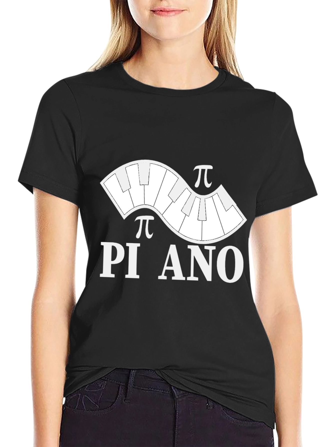Pi-ano T-Shirt: Funny Math & Music Tee