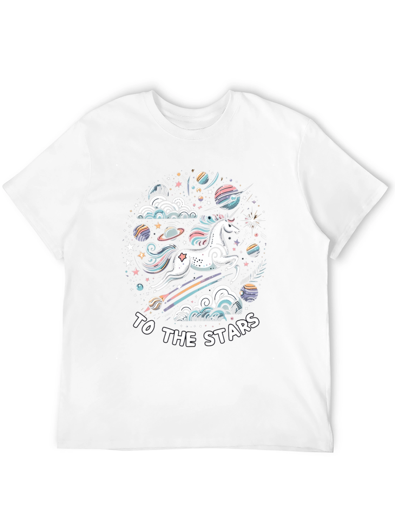Unicorn To The Stars Graphic T-Shirt
