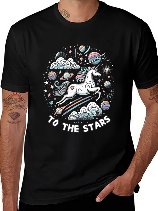 Unicorn To The Stars Graphic T-Shirt
