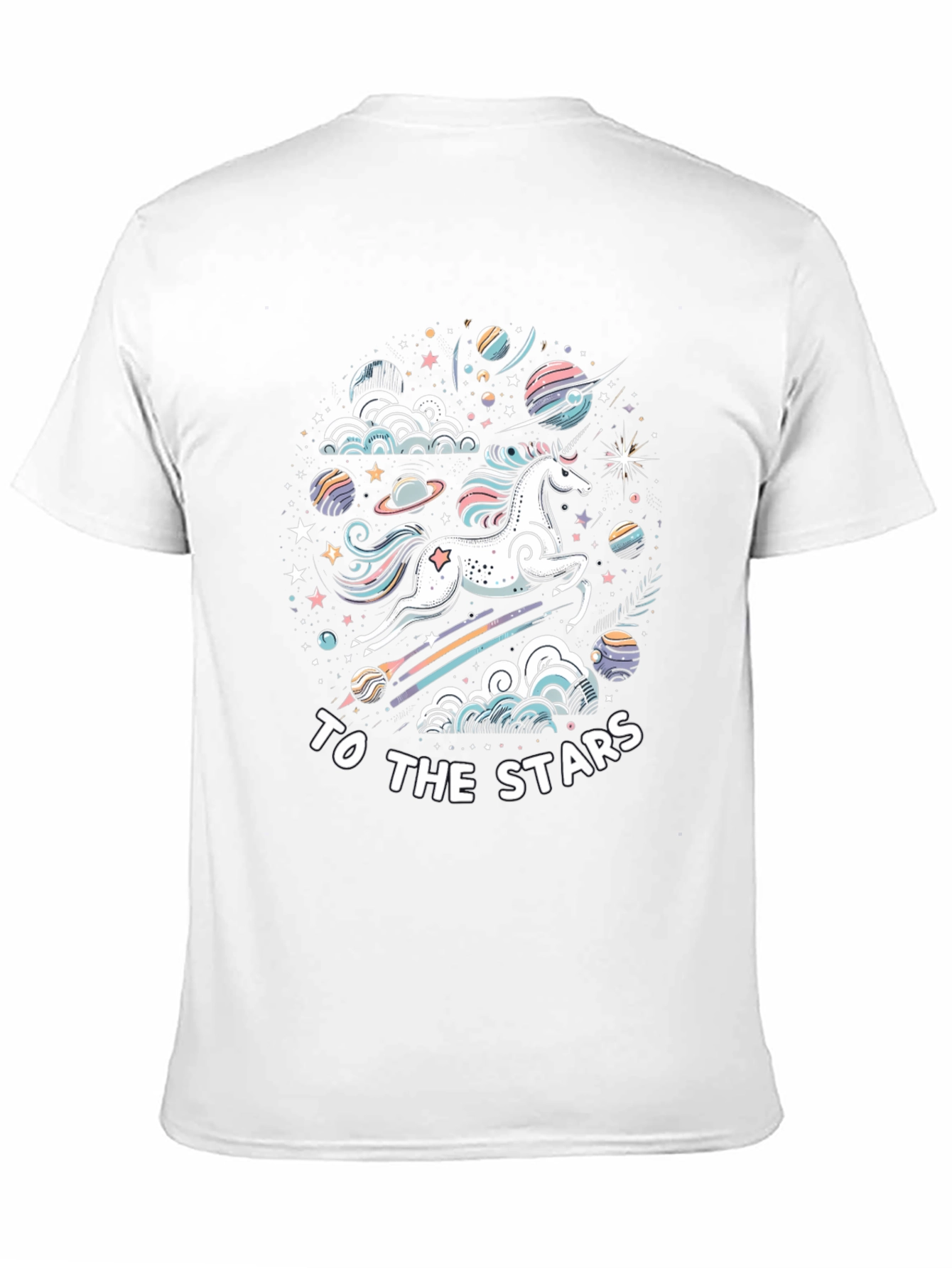 Unicorn To The Stars Graphic T-Shirt