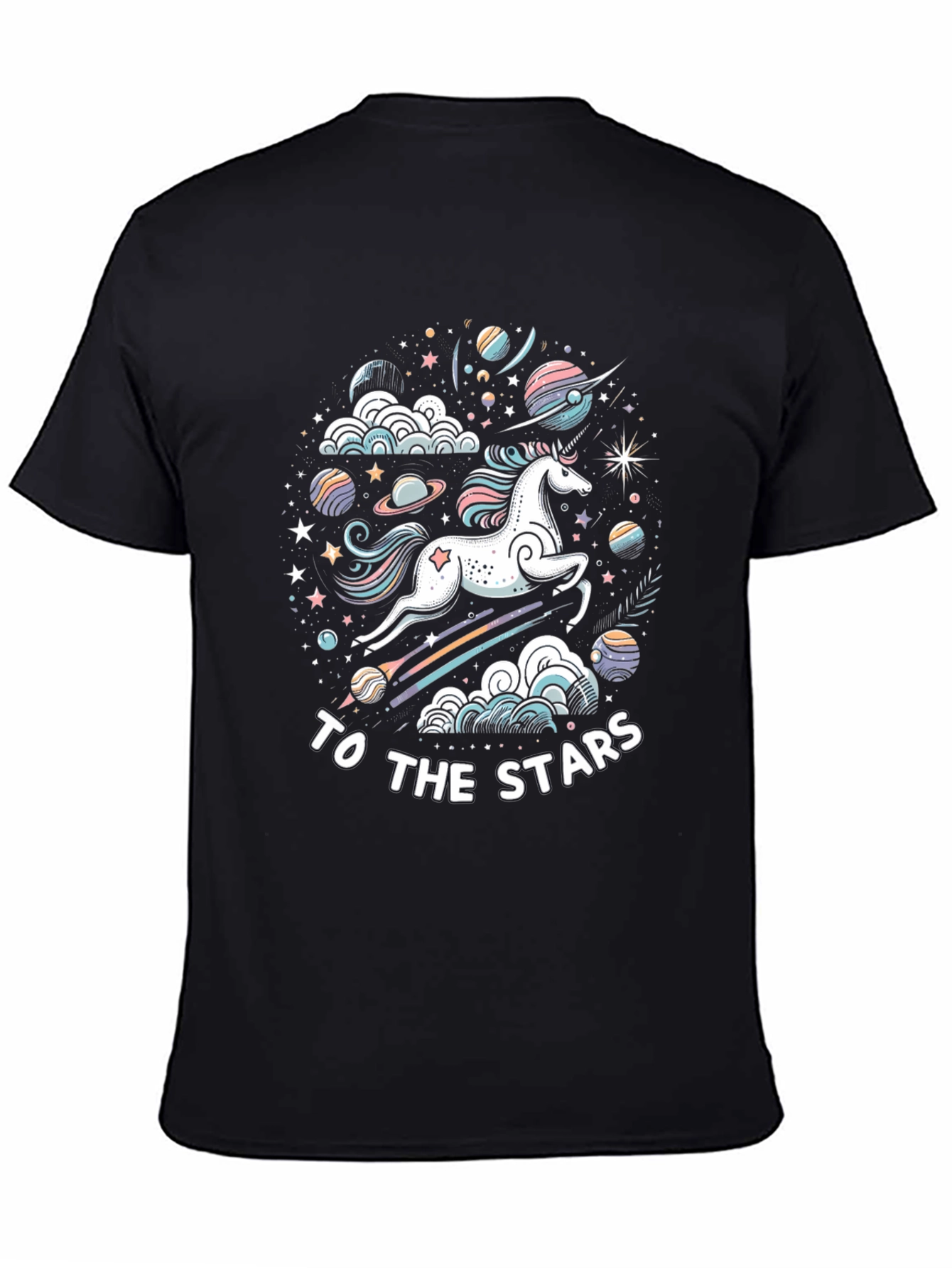 Unicorn To The Stars Graphic T-Shirt