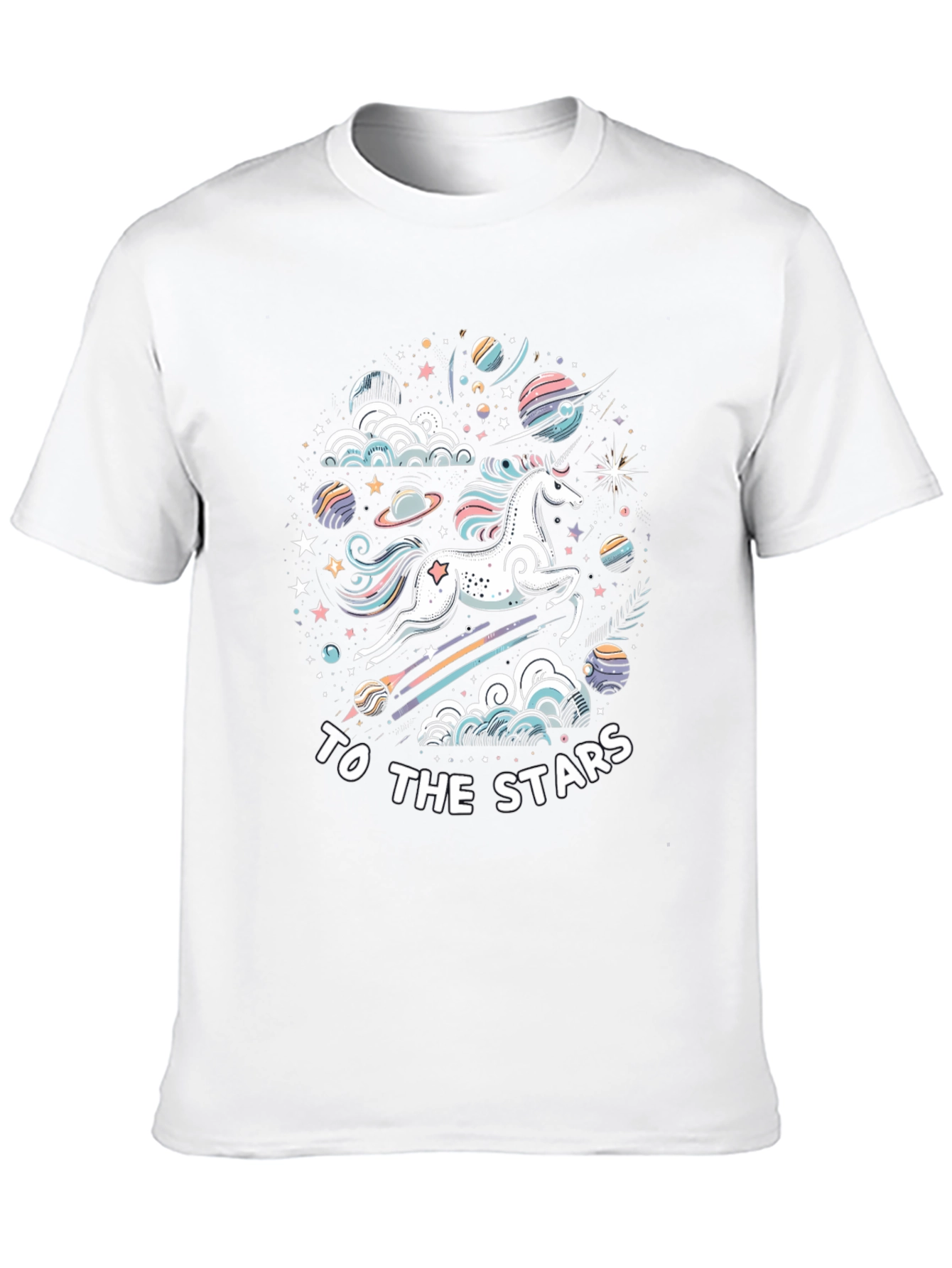 Unicorn To The Stars Graphic T-Shirt