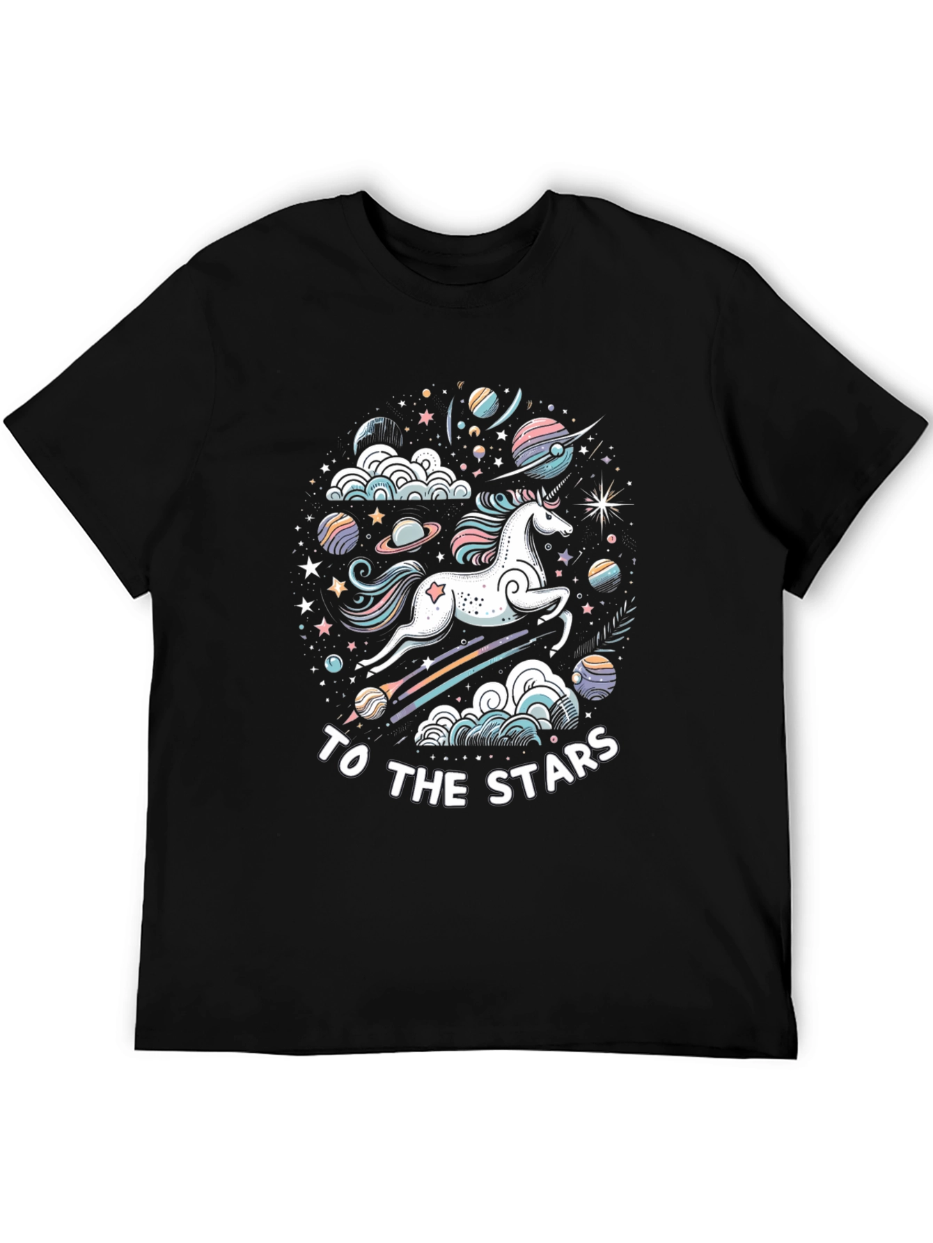 Unicorn To The Stars Graphic T-Shirt