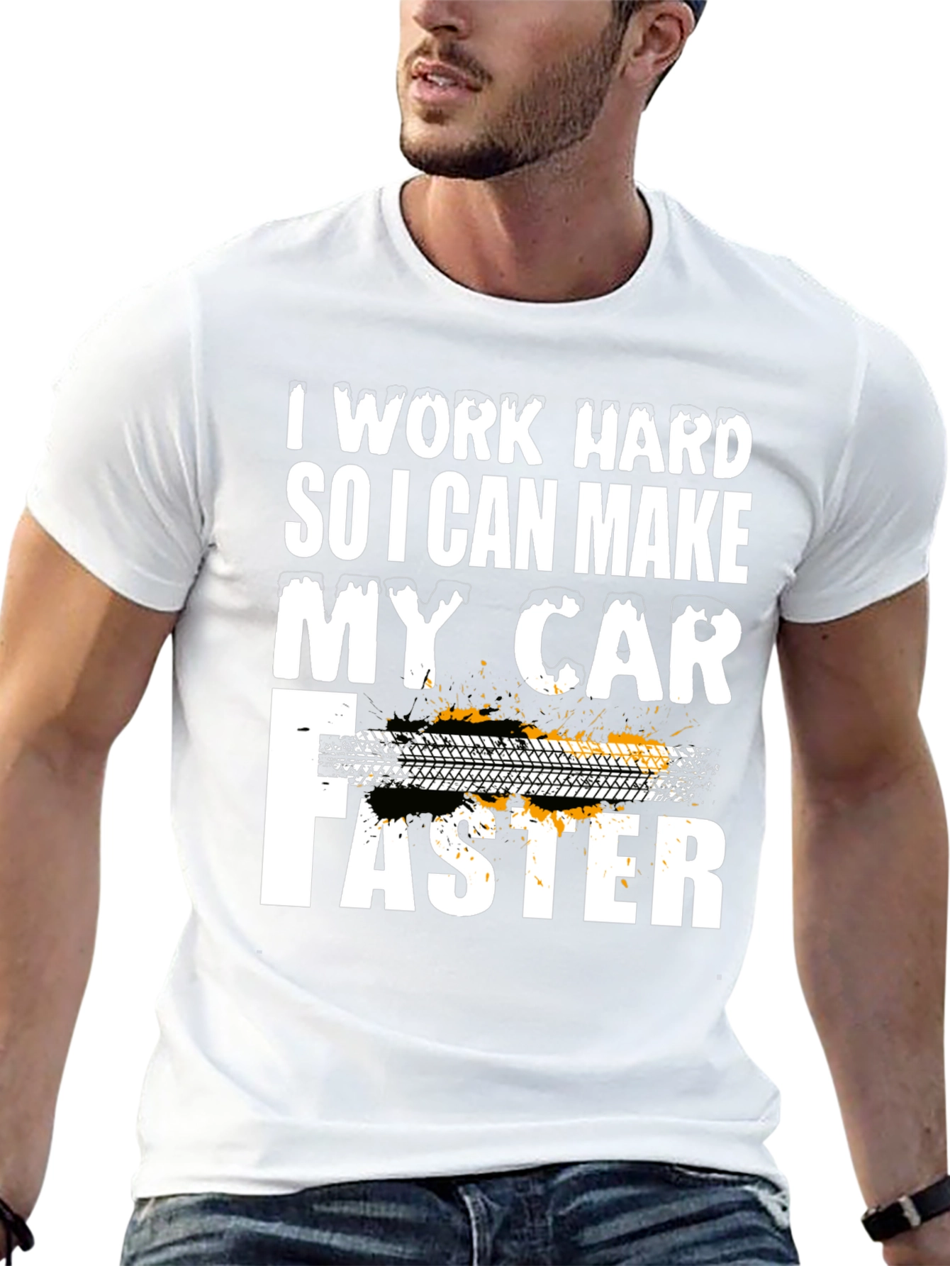 Work Hard Car Lover T-Shirt