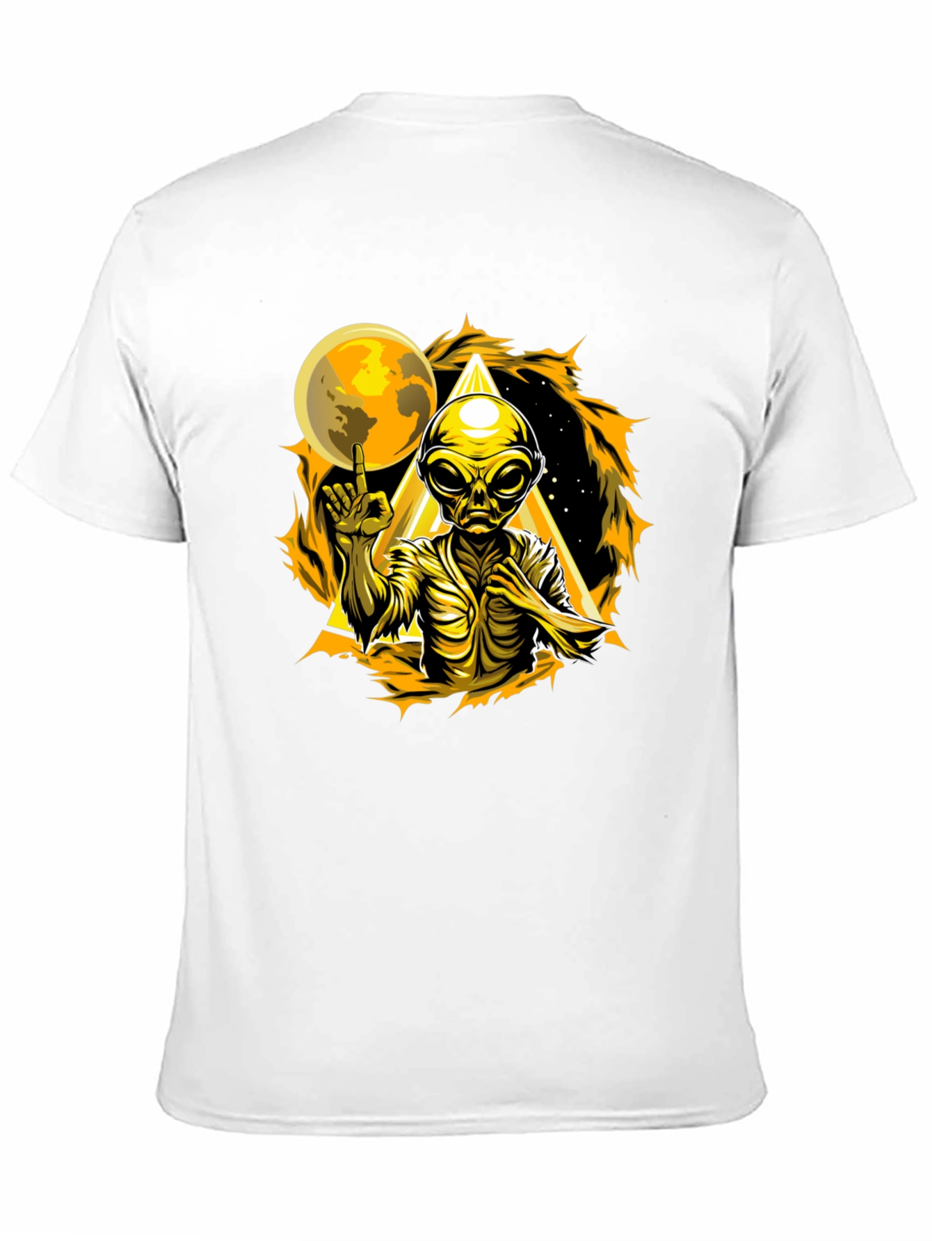 Alien Graphic T-Shirt - Black Cotton Tee