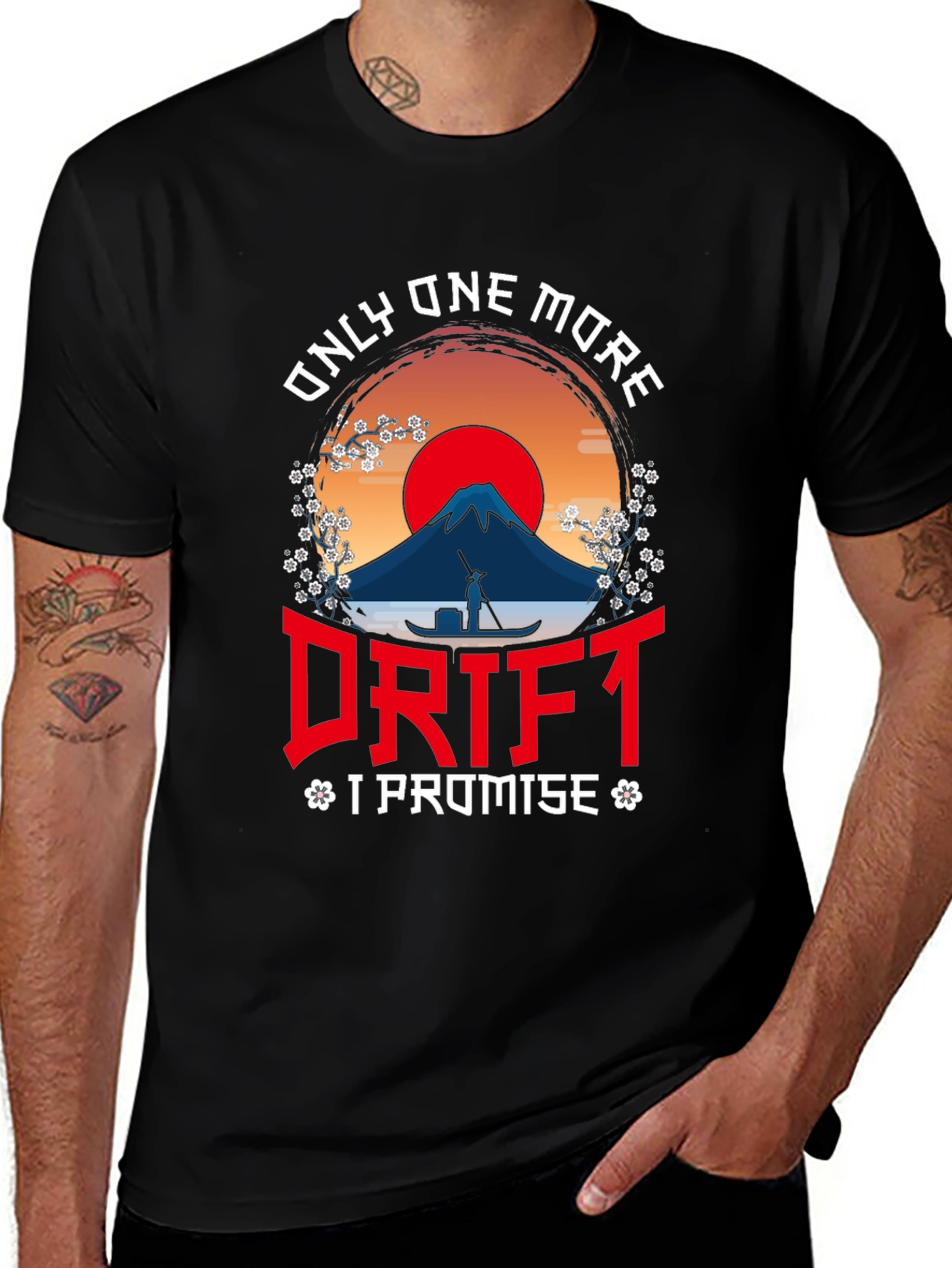 Only One More Drift T-Shirt - Japanese Sunset
