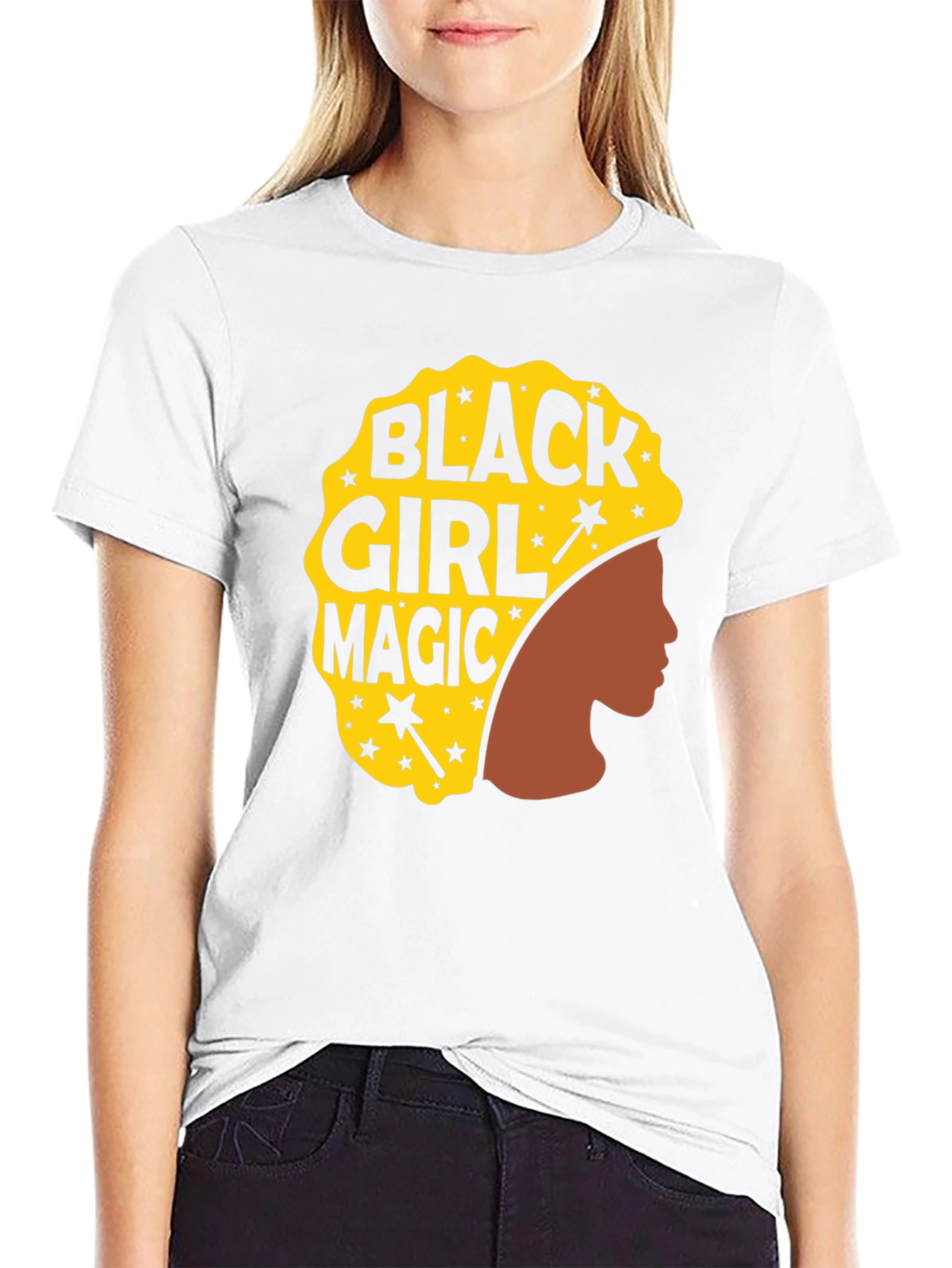 Black Girl Magic T-Shirt Afro Tee
