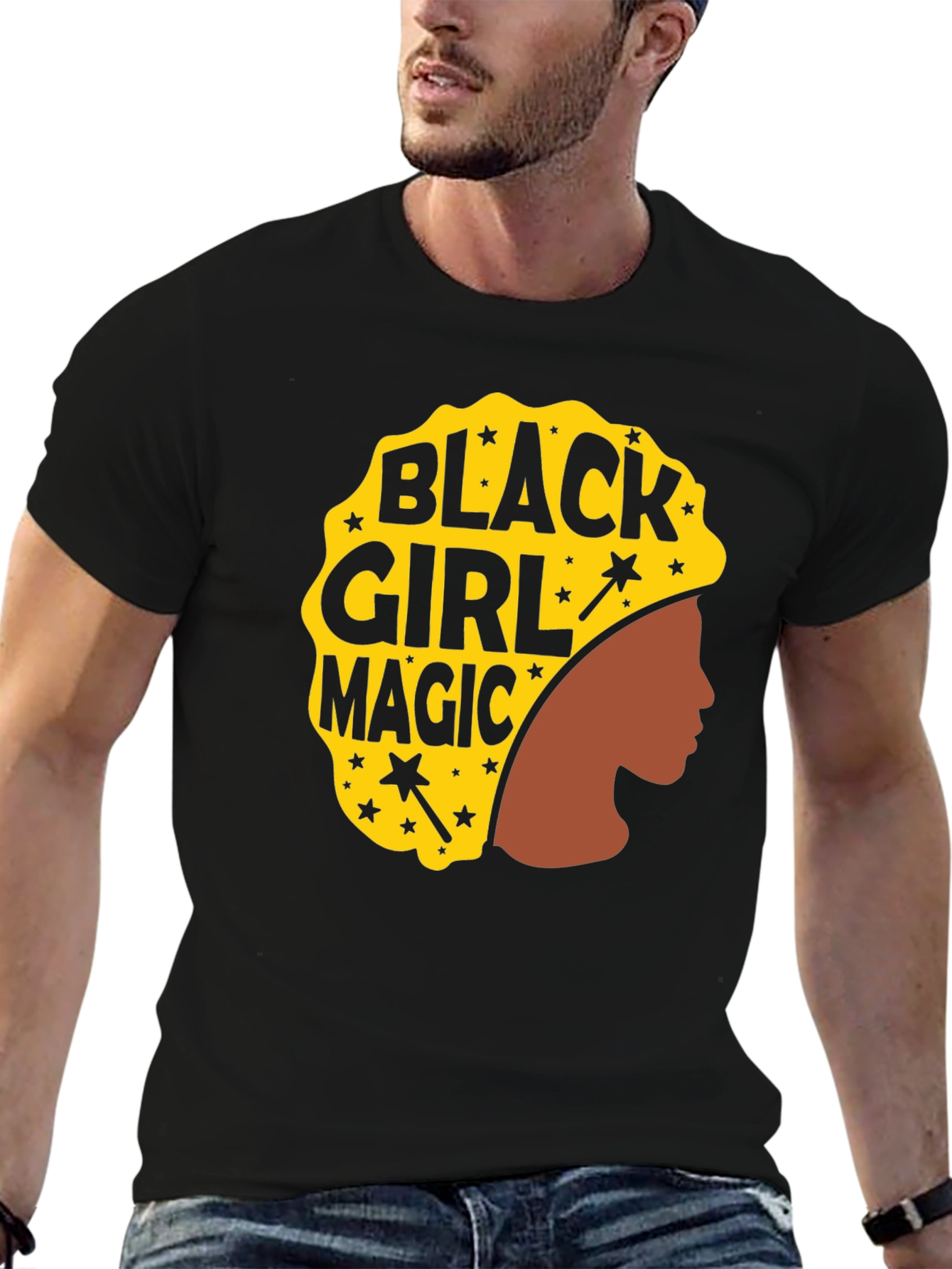 Black Girl Magic T-Shirt Afro Tee