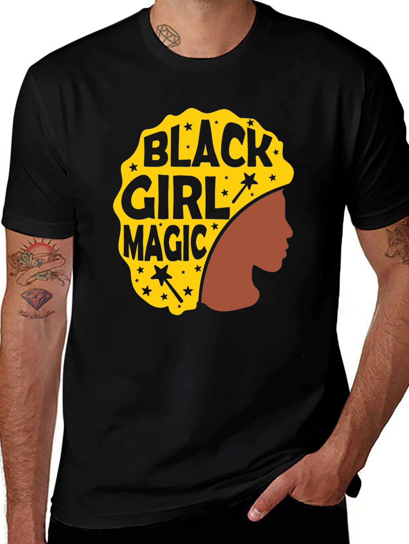 Black Girl Magic T-Shirt Afro Tee