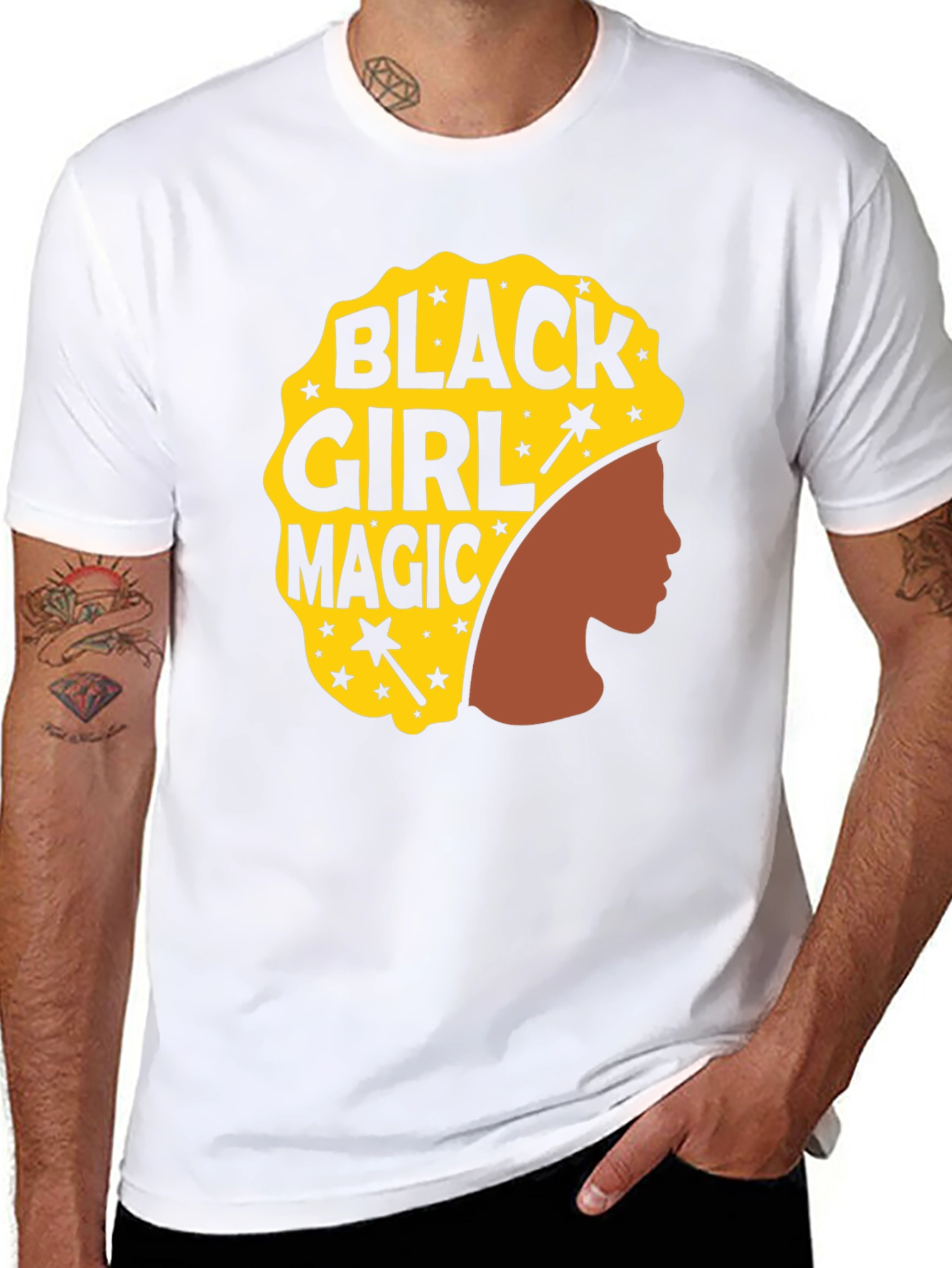 Black Girl Magic T-Shirt Afro Tee