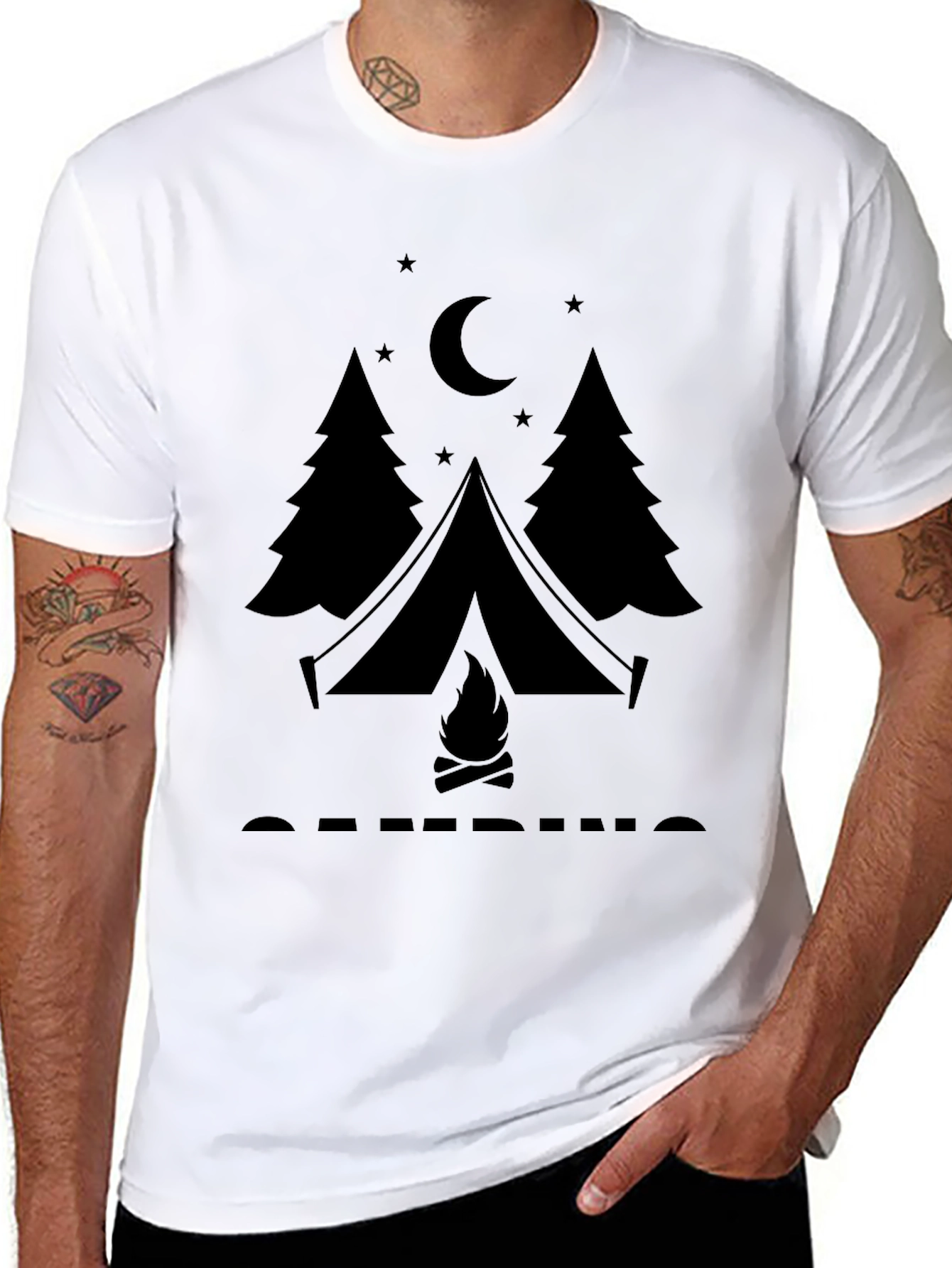 Camping Graphic Tee - Adventure Awaits!