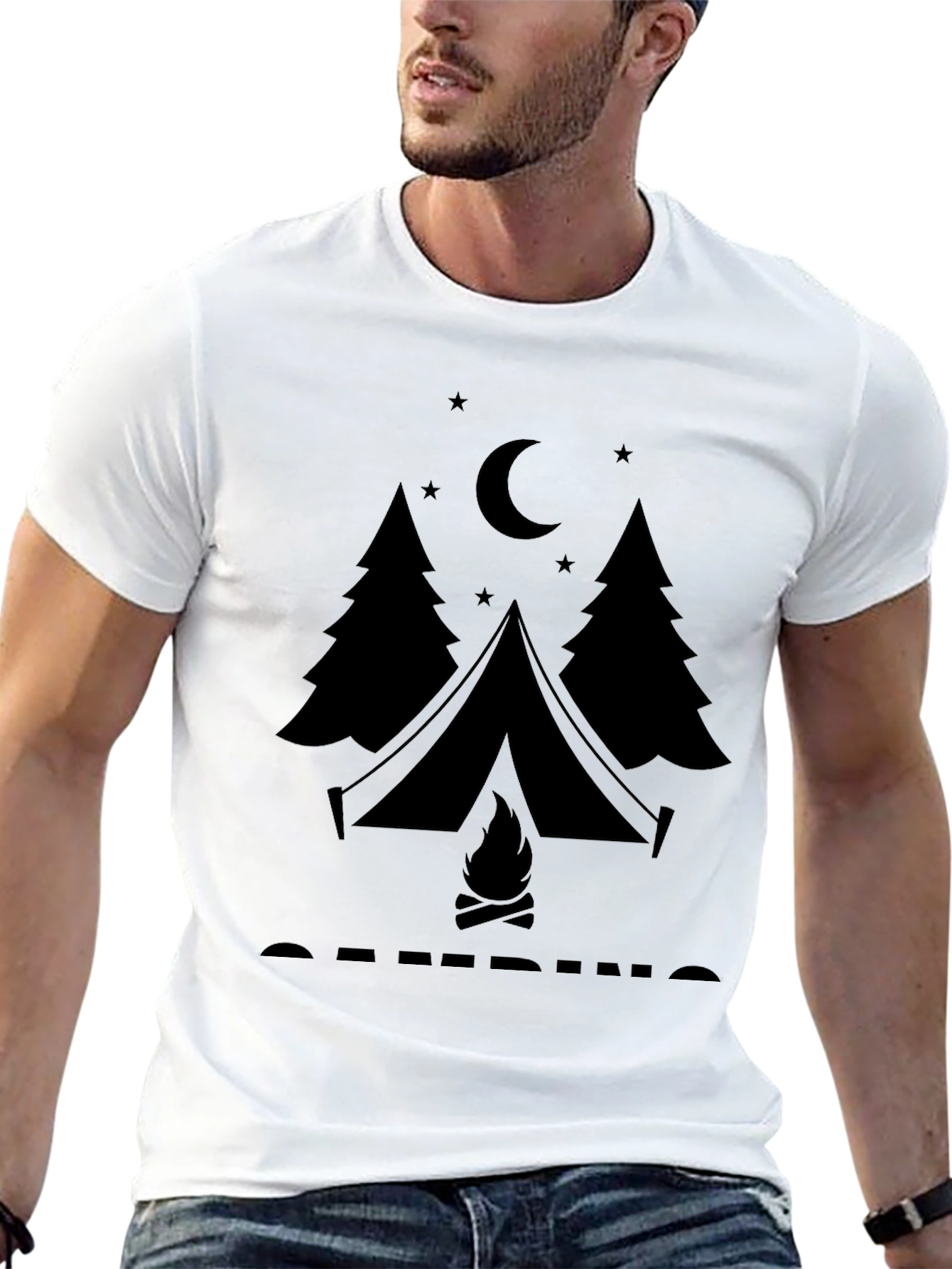 Camping Graphic Tee - Adventure Awaits!