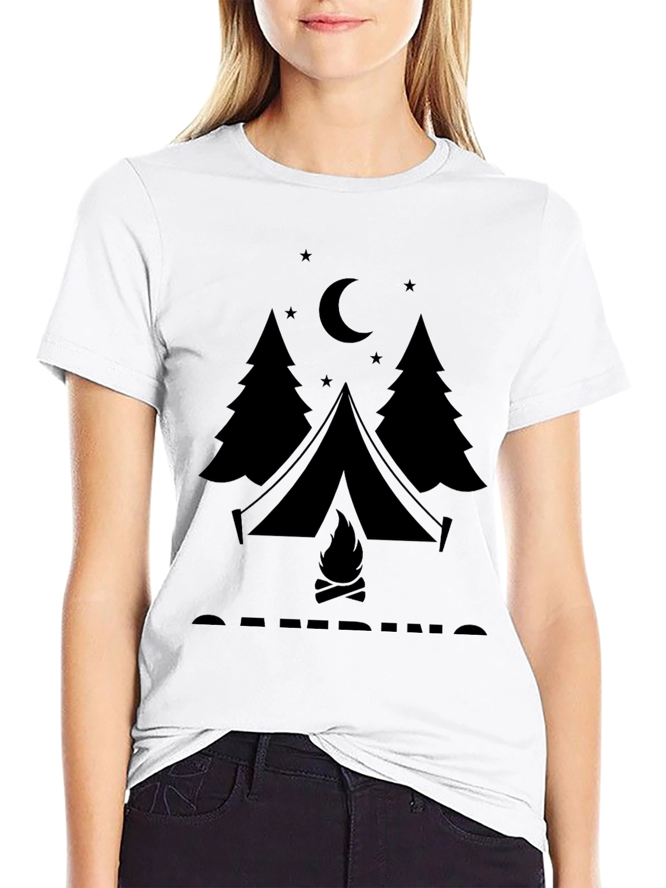 Camping Graphic Tee - Adventure Awaits!