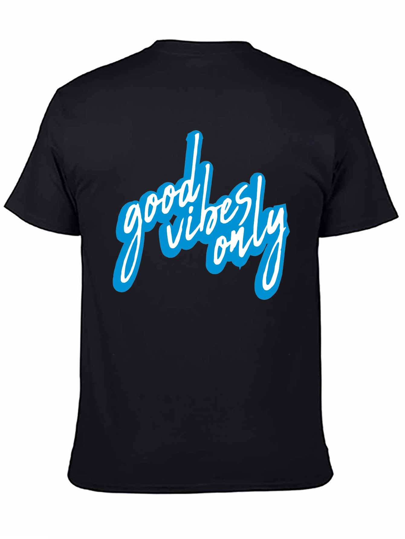 Good Vibes Only Black Graphic Tee