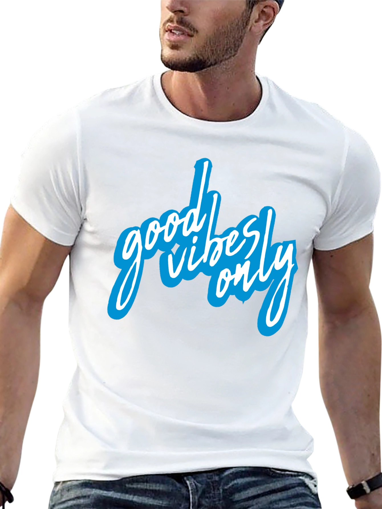 Good Vibes Only Black Graphic Tee
