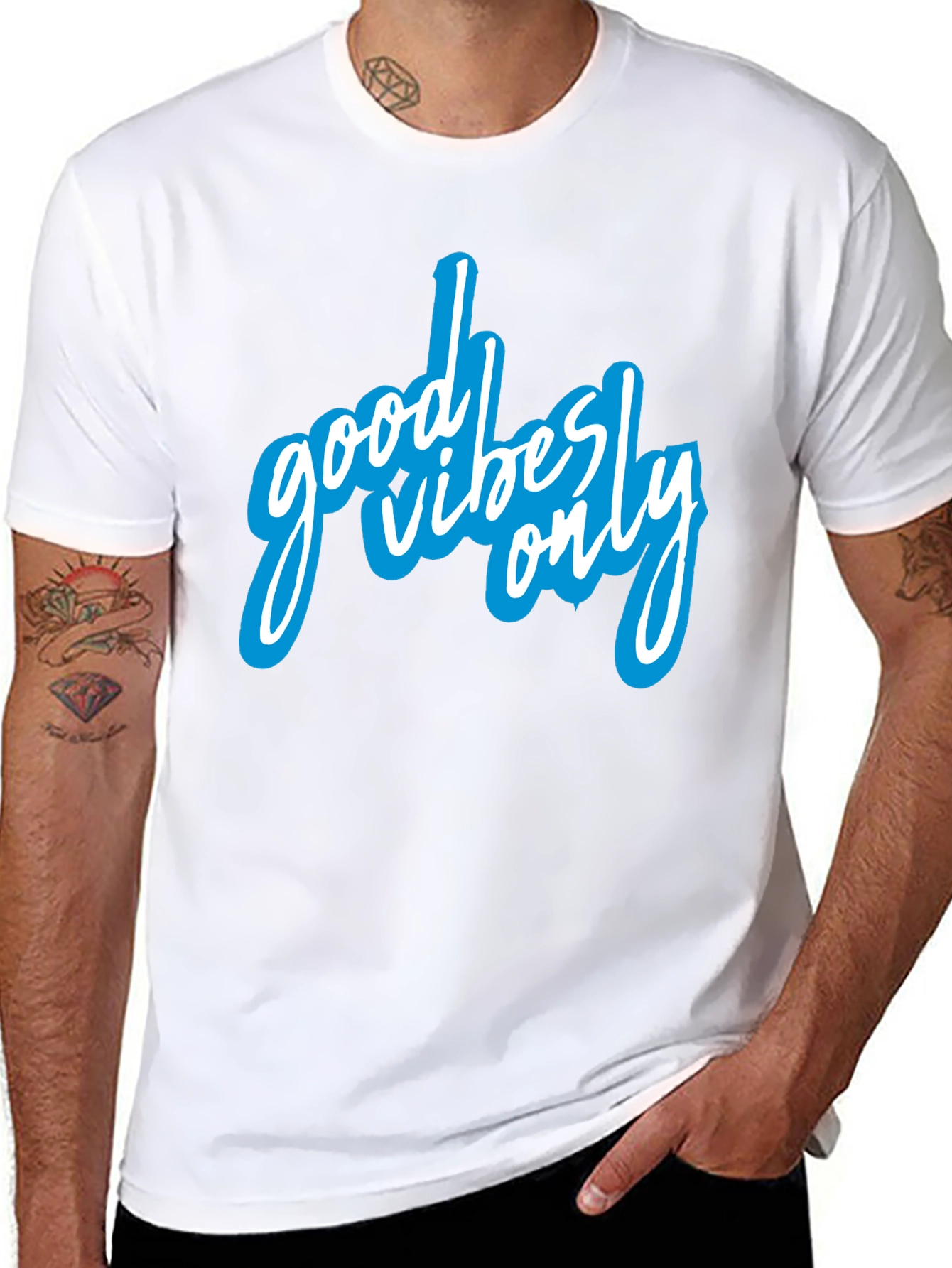 Good Vibes Only Black Graphic Tee