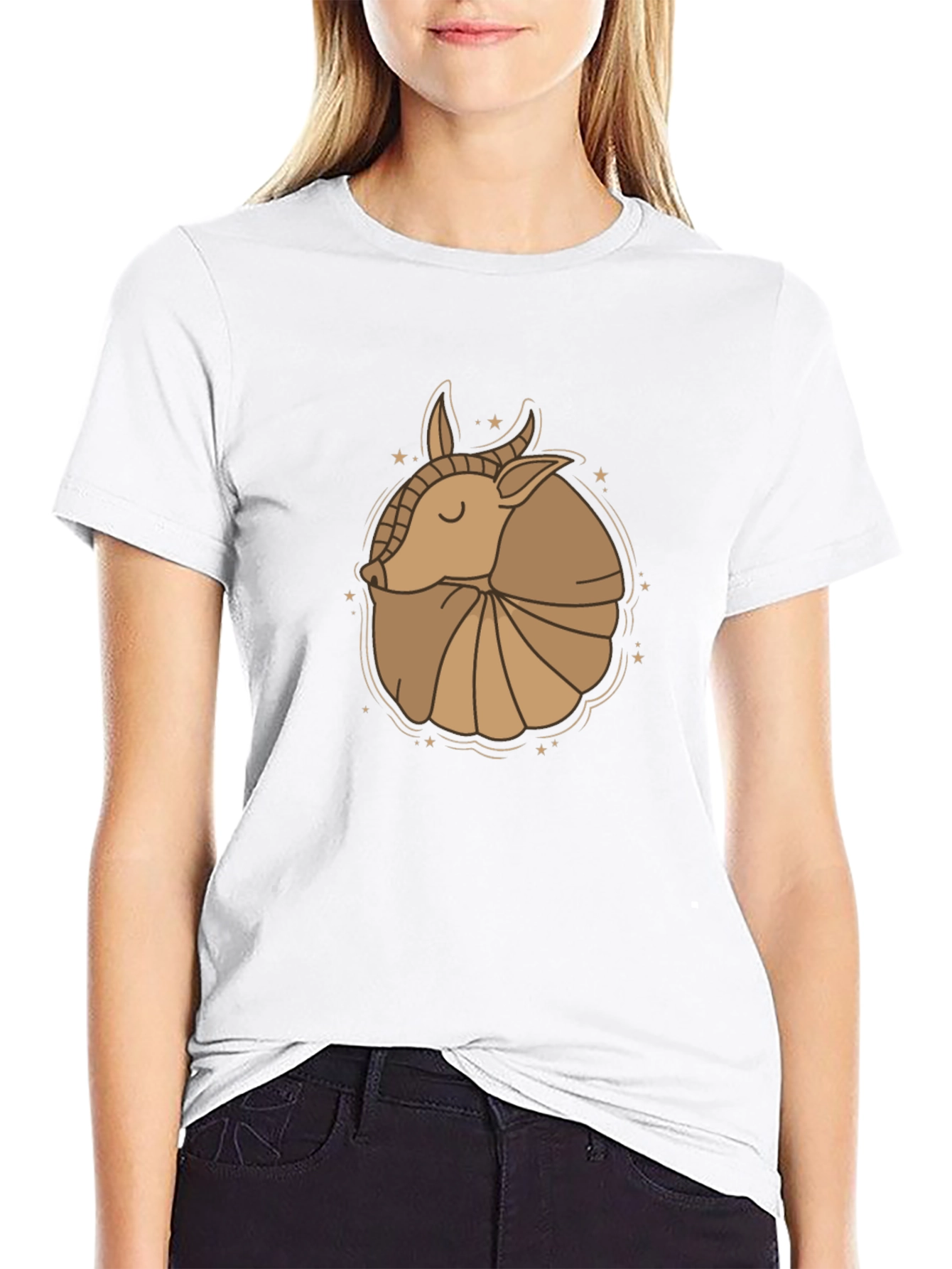 Armadillo Graphic Tee - Unique Animal Design