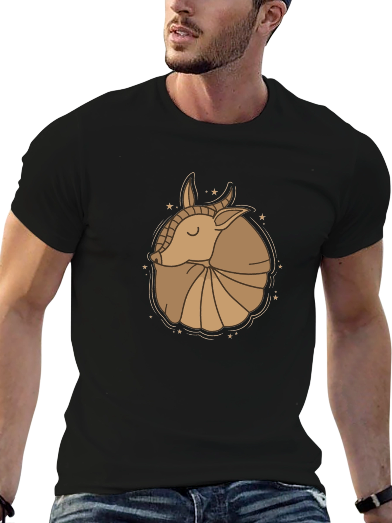 Armadillo Graphic Tee - Unique Animal Design
