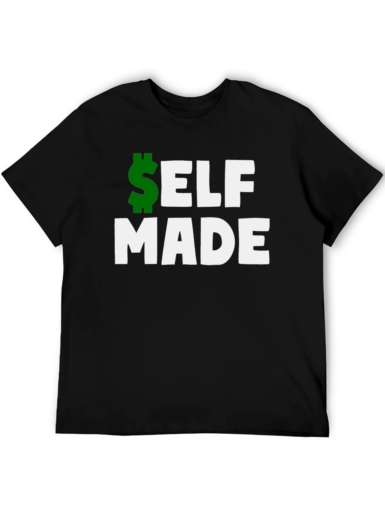 Self Made T-Shirt - Black Graphic Tee