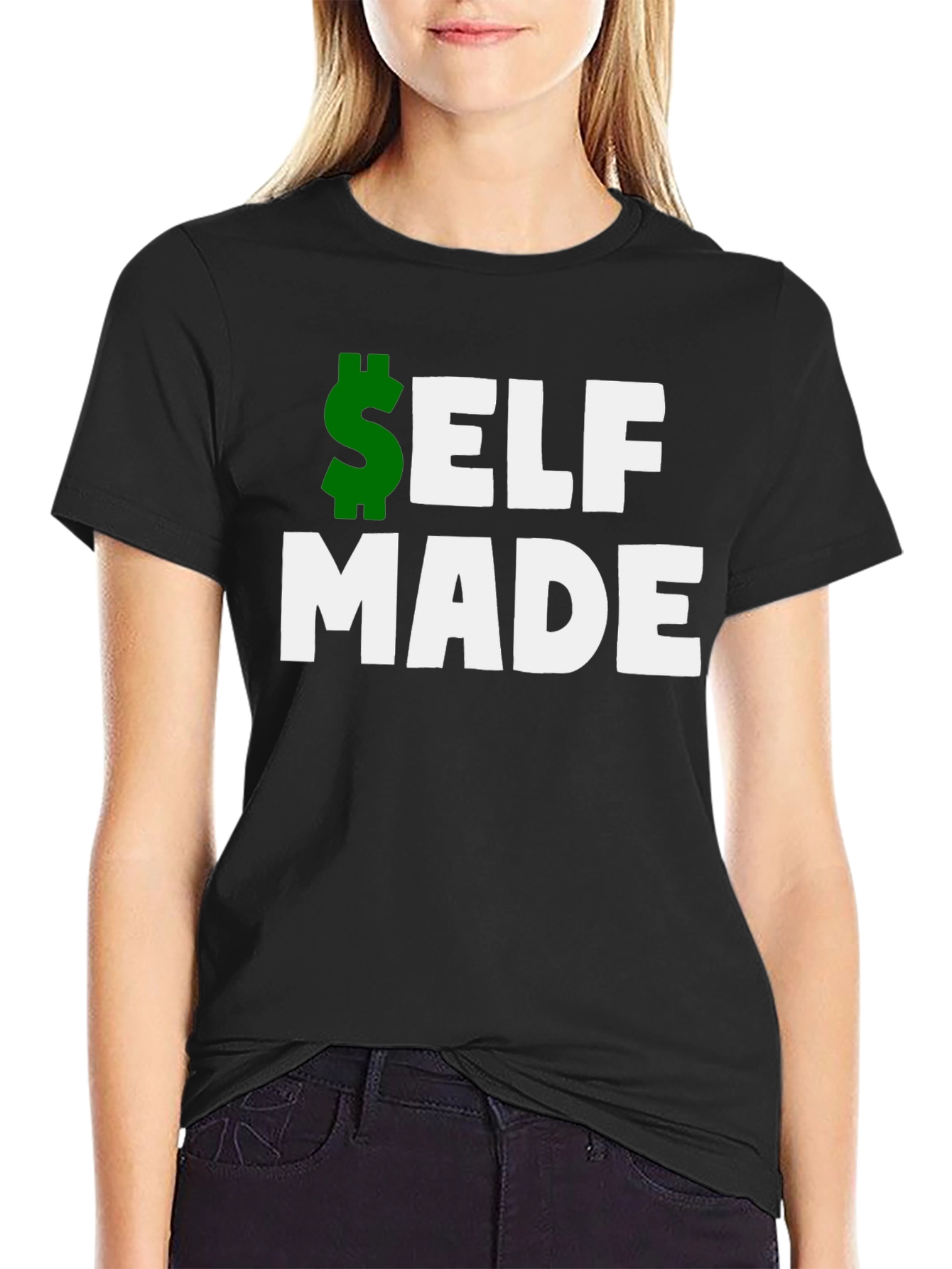 Self Made T-Shirt - Black Graphic Tee