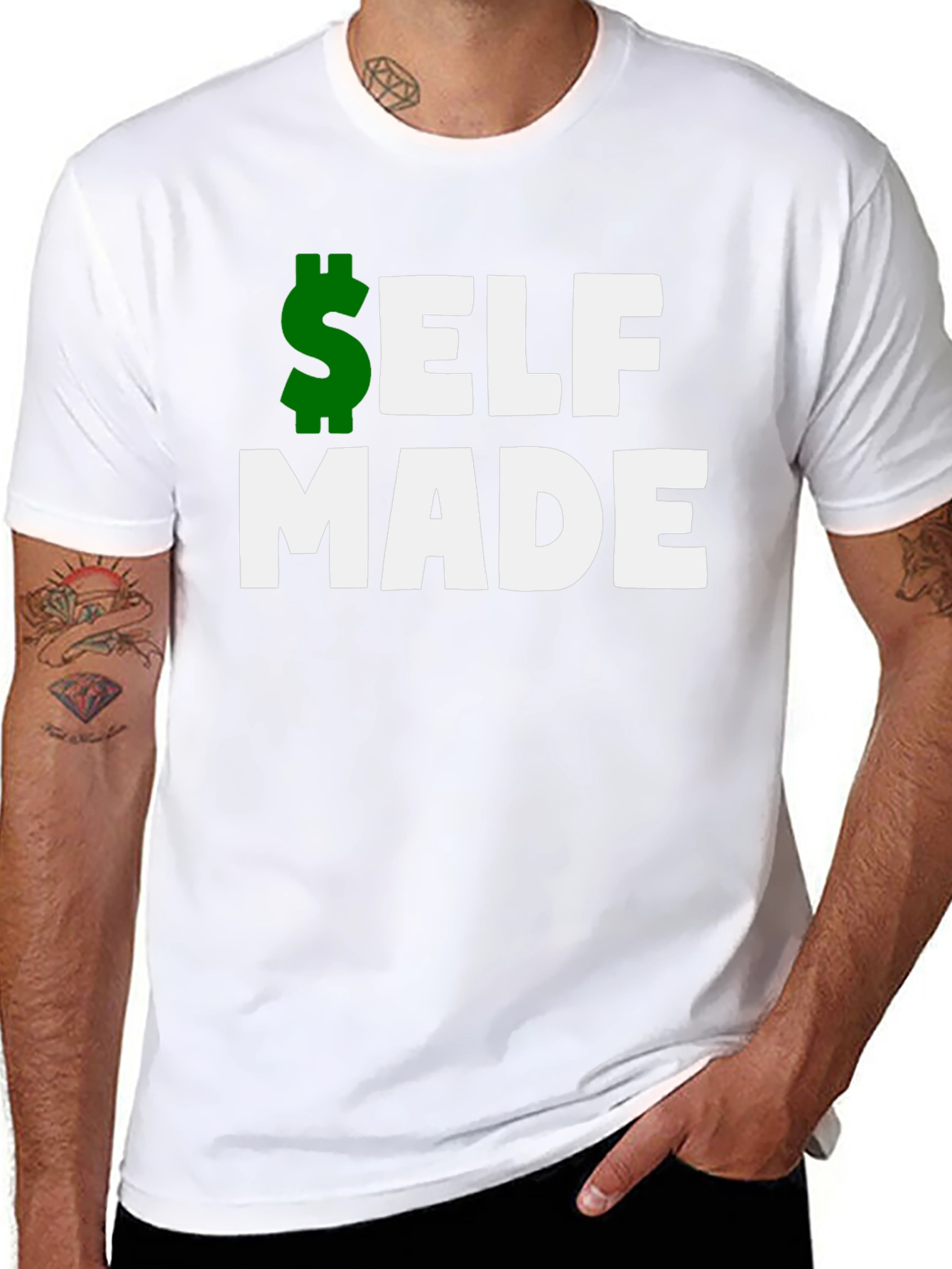 Self Made T-Shirt - Black Graphic Tee