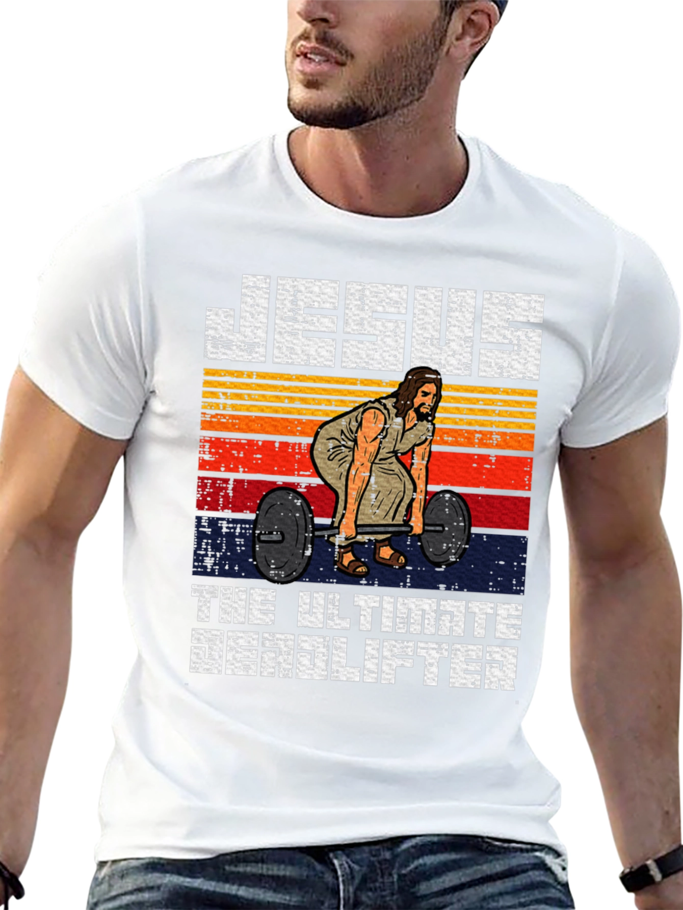 Jesus The Ultimate Deadlifter T-Shirt