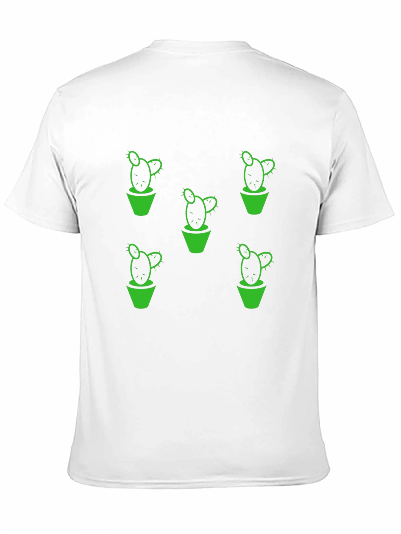 Cactus Print T-Shirt - Black Graphic Tee