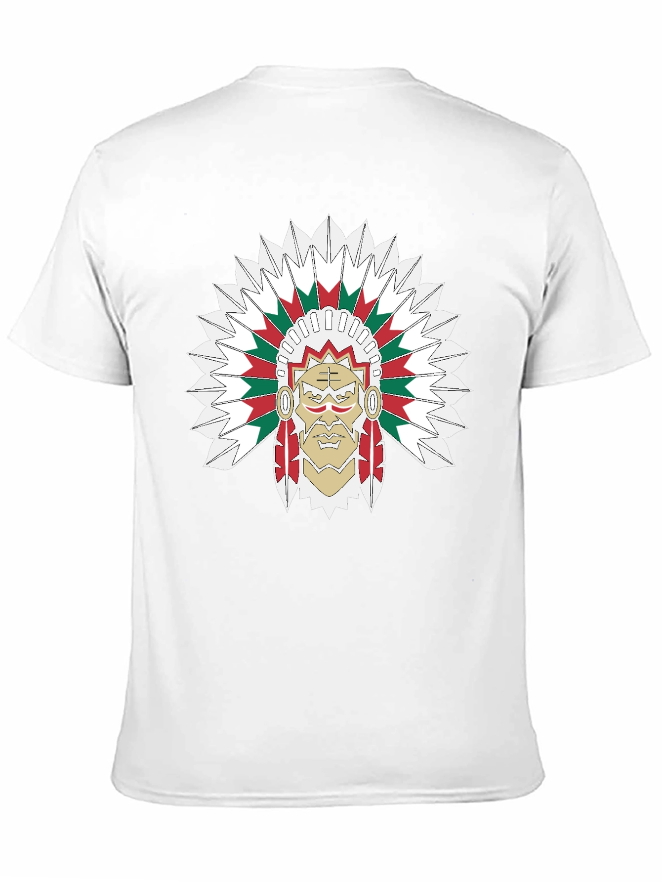 Chief Headdress Graphic Black T-Shirt