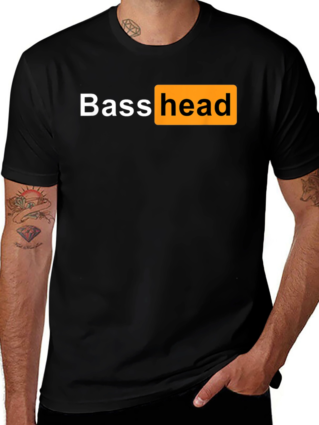 Basshead Graphic Tee - Black Novelty T-Shirt