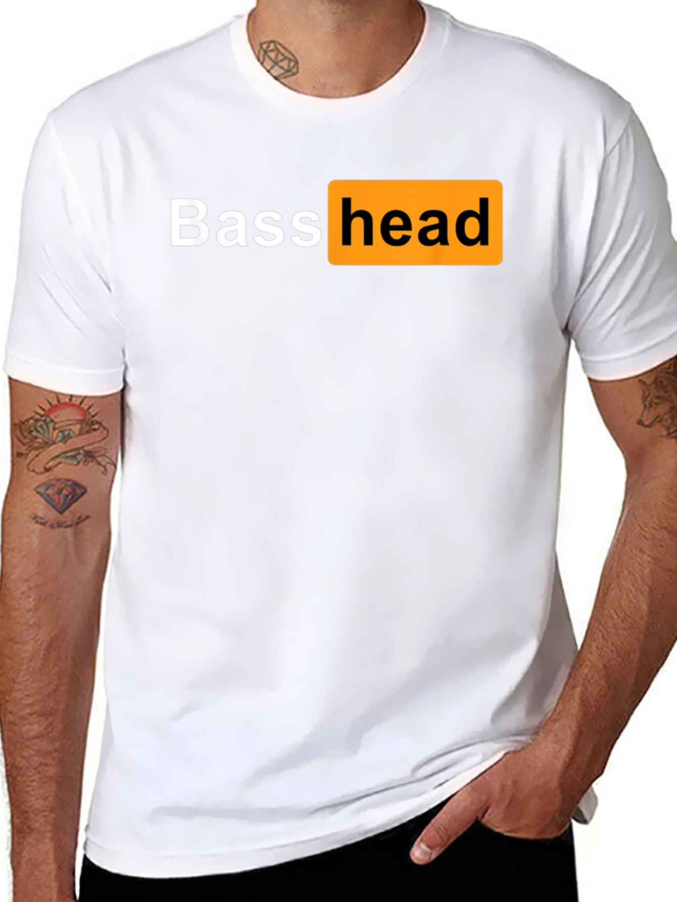Basshead Graphic Tee - Black Novelty T-Shirt