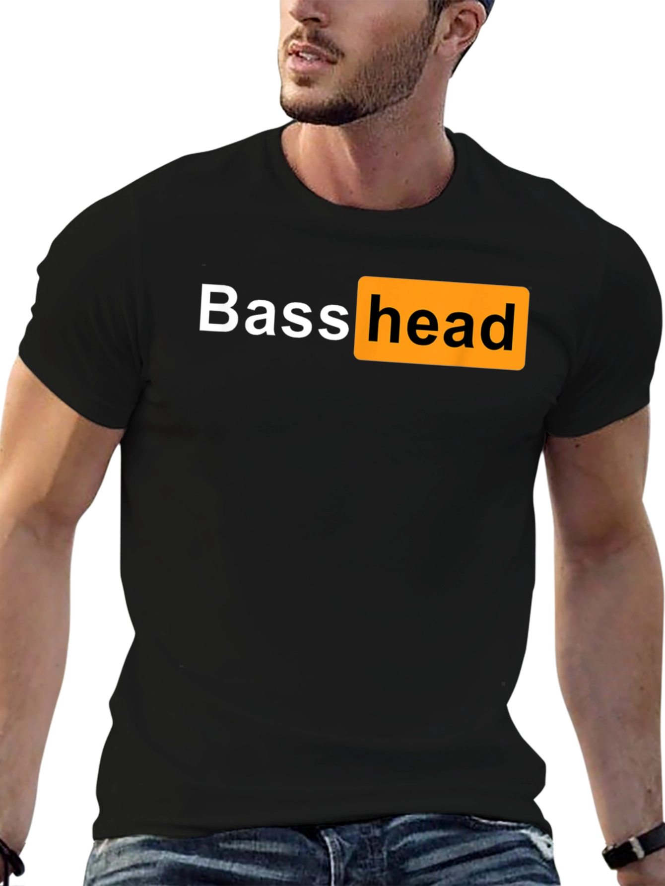 Basshead Graphic Tee - Black Novelty T-Shirt