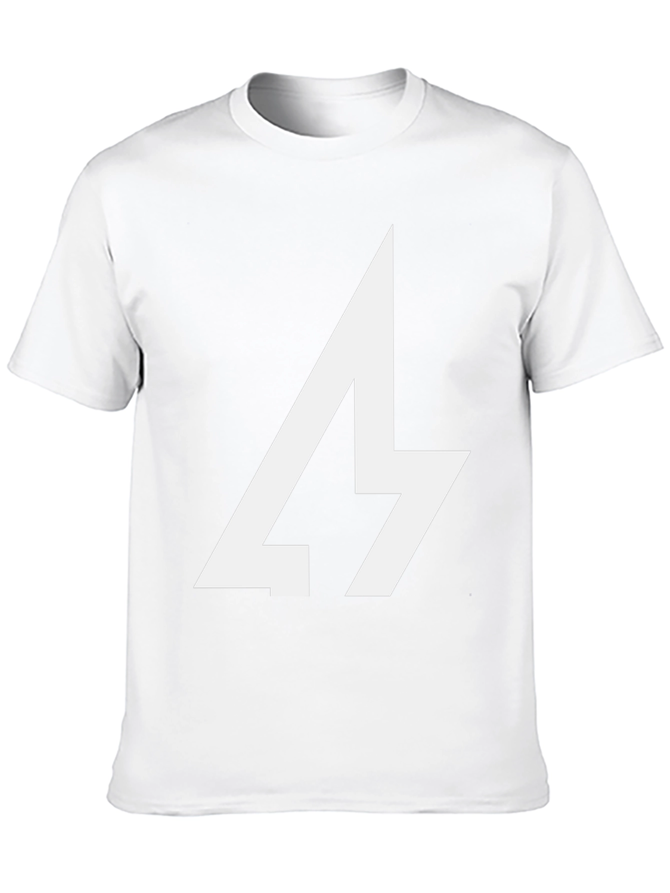 Bold Graphic Tee - Lightning Bolt Design