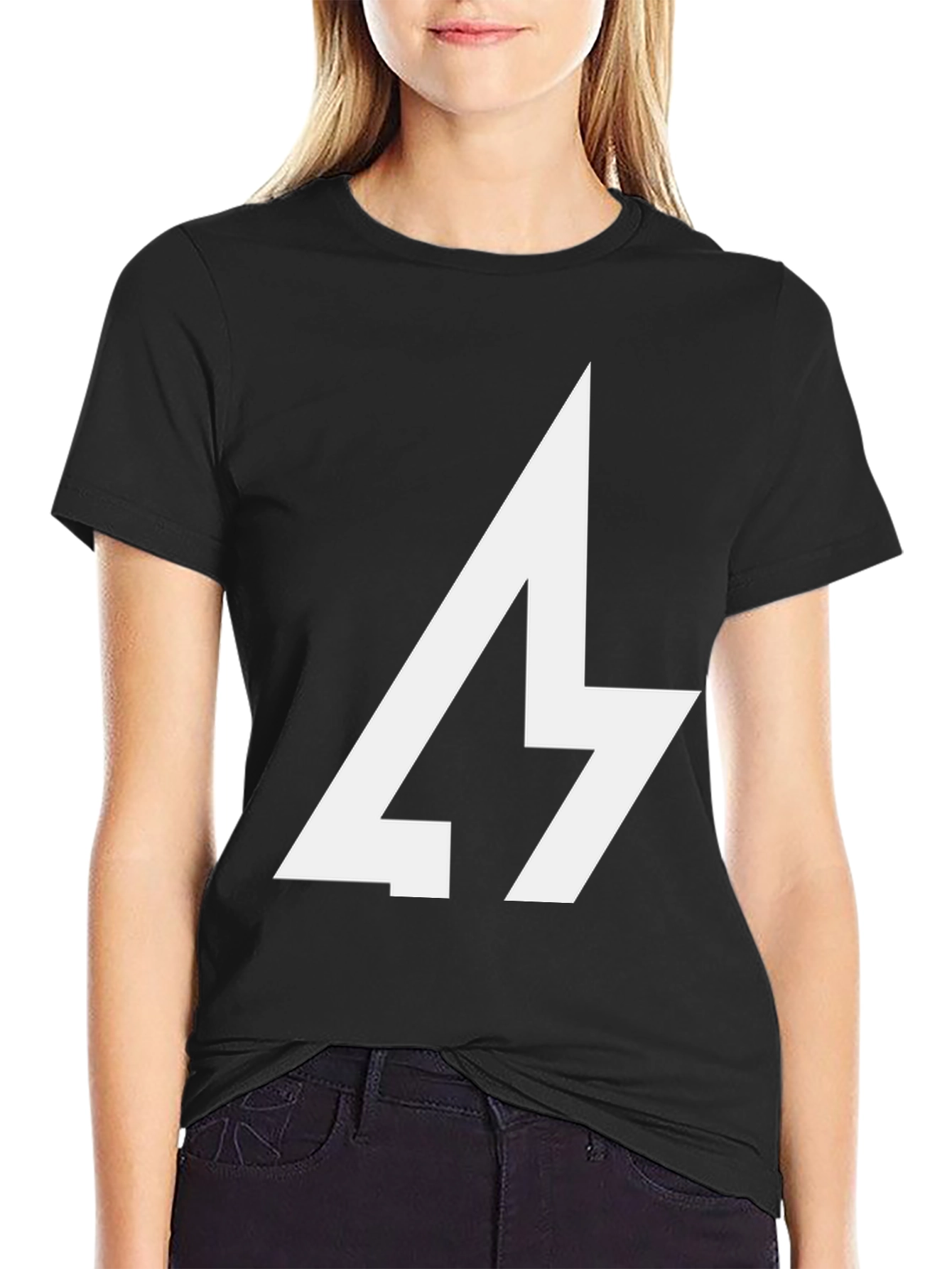 Bold Graphic Tee - Lightning Bolt Design