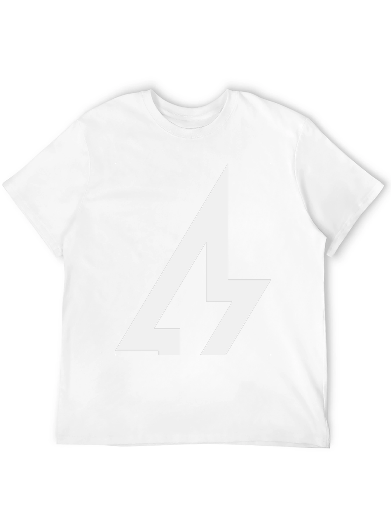 Bold Graphic Tee - Lightning Bolt Design