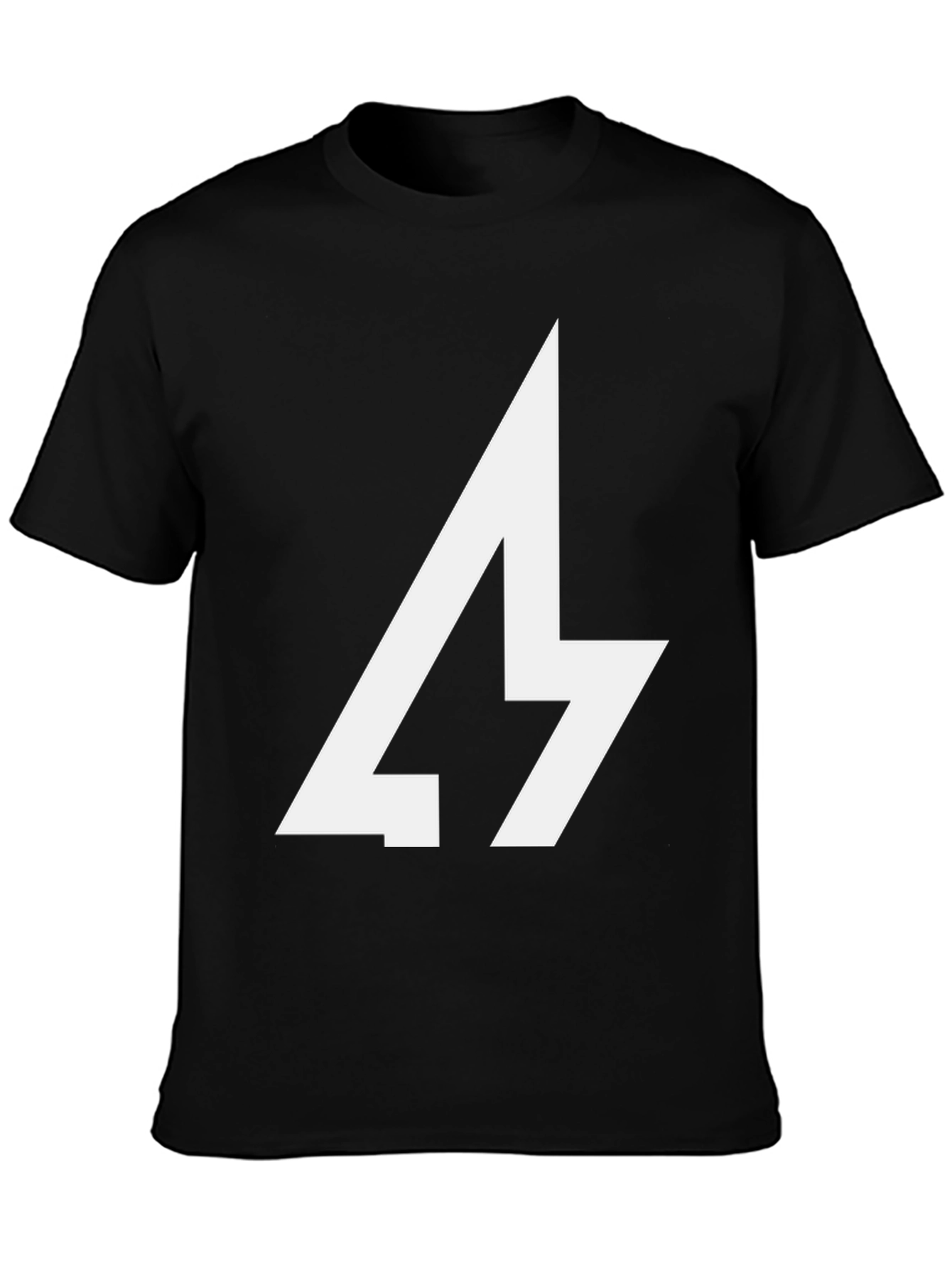 Bold Graphic Tee - Lightning Bolt Design